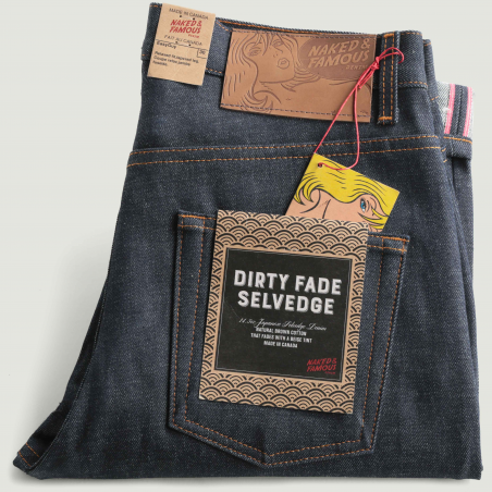 Naked Famous Easyguy Dirty Fade Selvedge