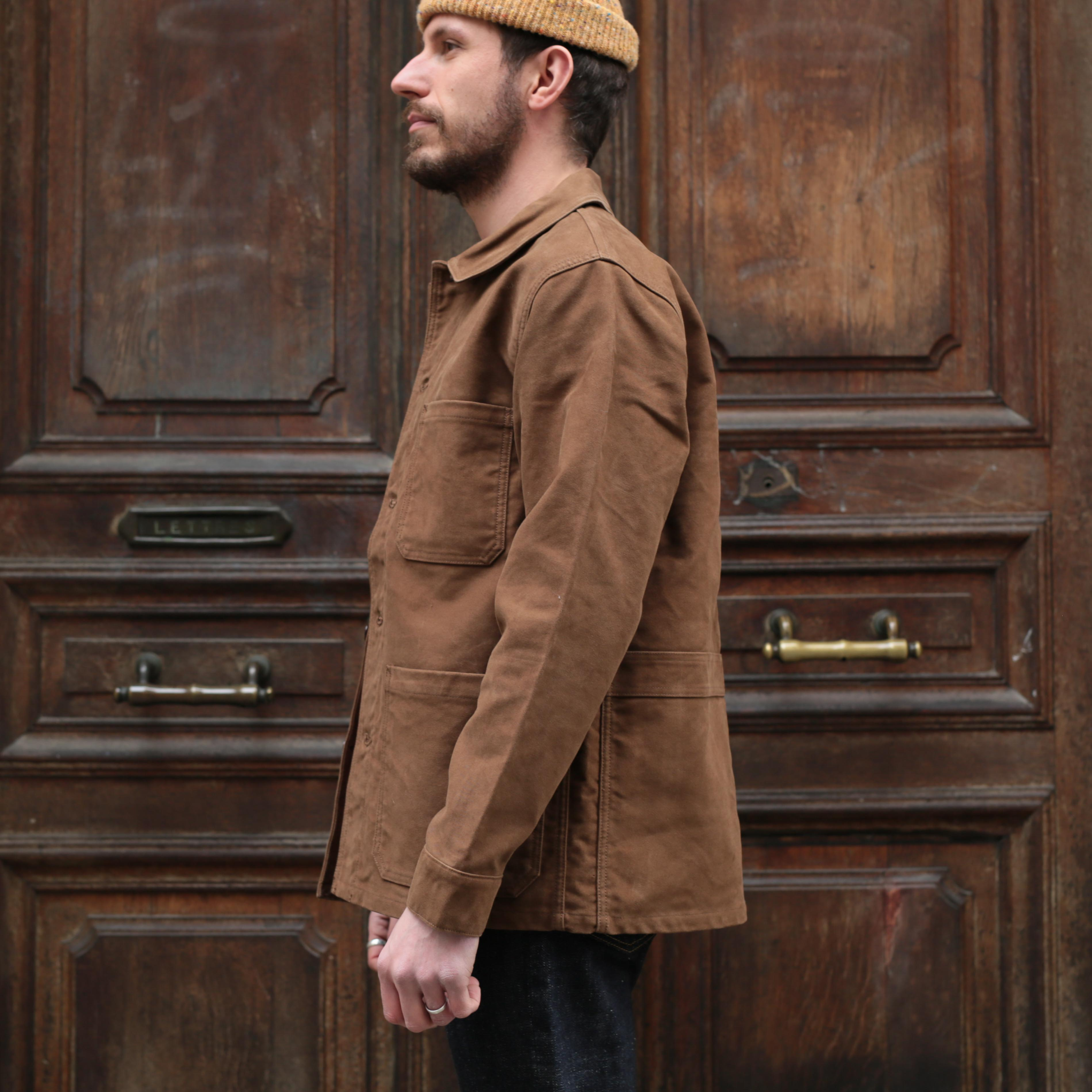 FOB FACTORY / French Moleskin Jacket Brown