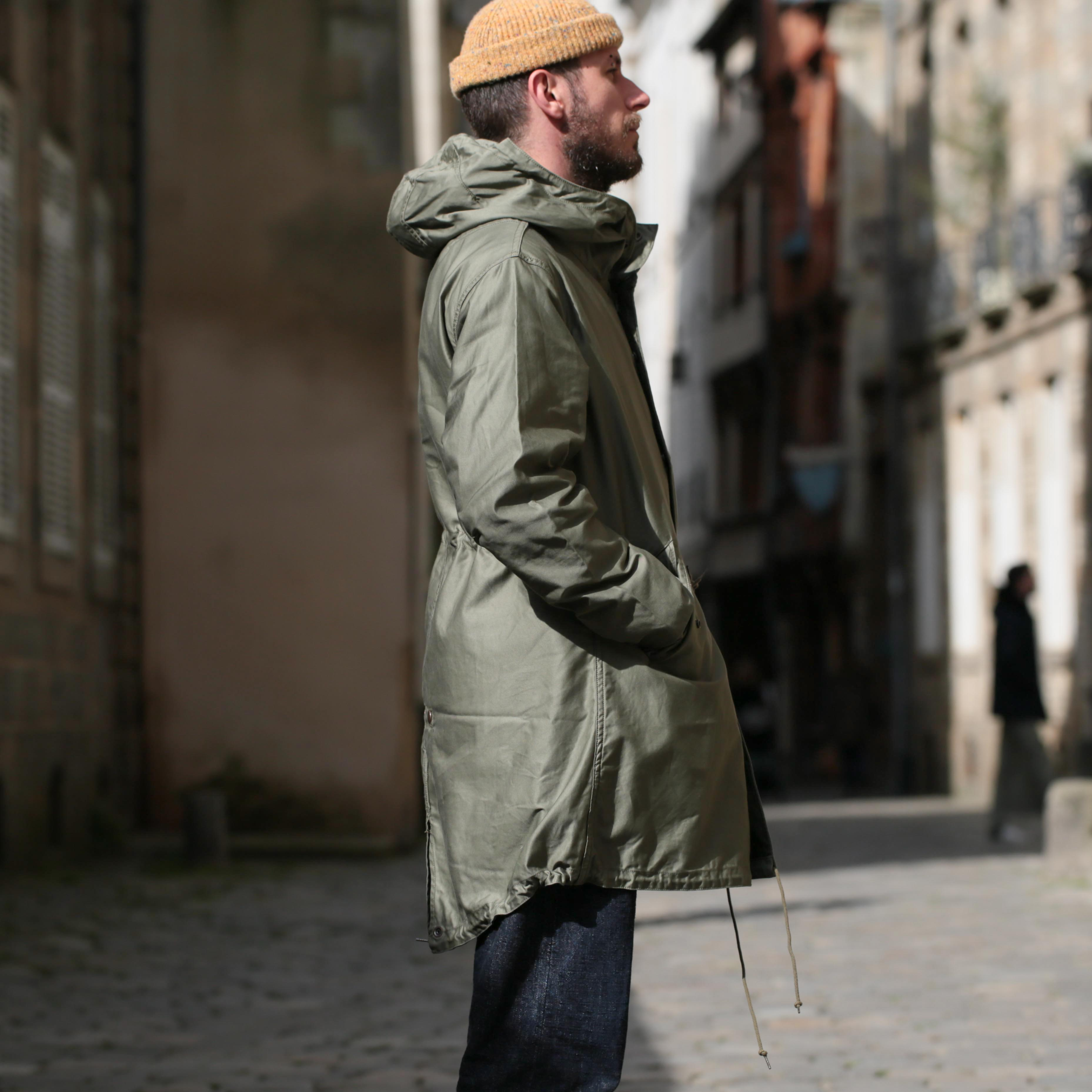 ジャケット・アウター FOB FACTORY F2402 / M-51 PARKA SHELL F.O.B. FACTORY - M-51 Shell Parka in Olive – gravitypope