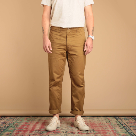 FOB FACTORY / F0514 Narrow U.S. Trousers Khaki