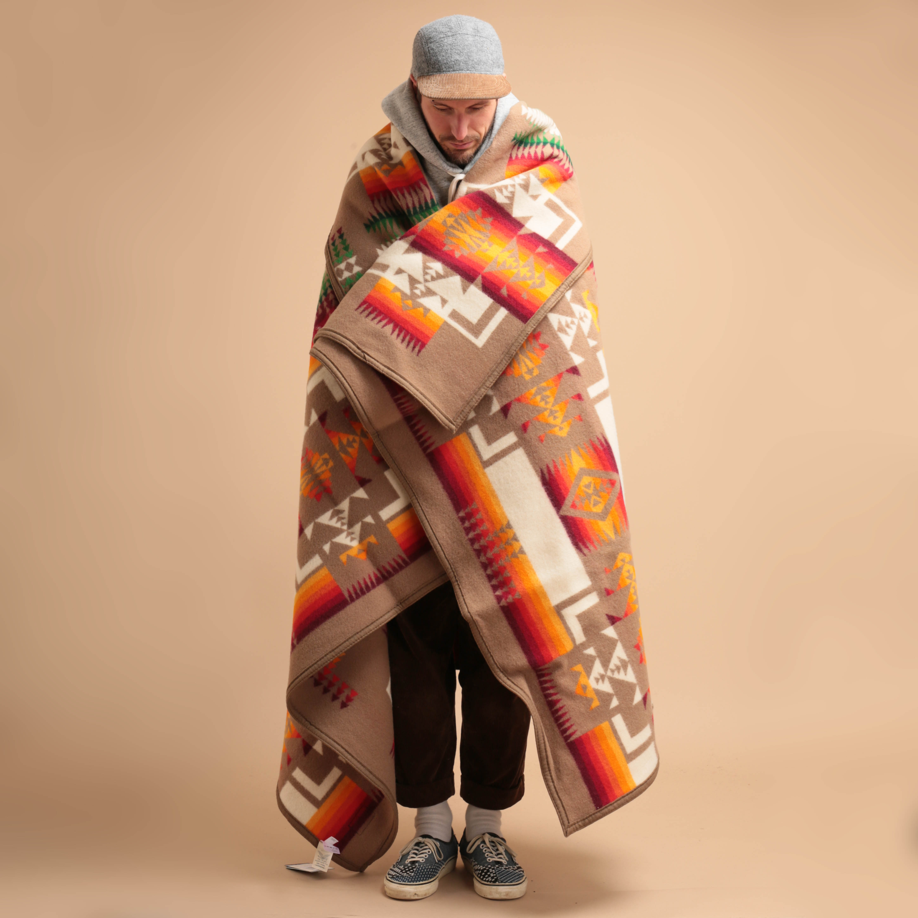 PENDLETON / Grande Couverture Chief Joseph en Khaki