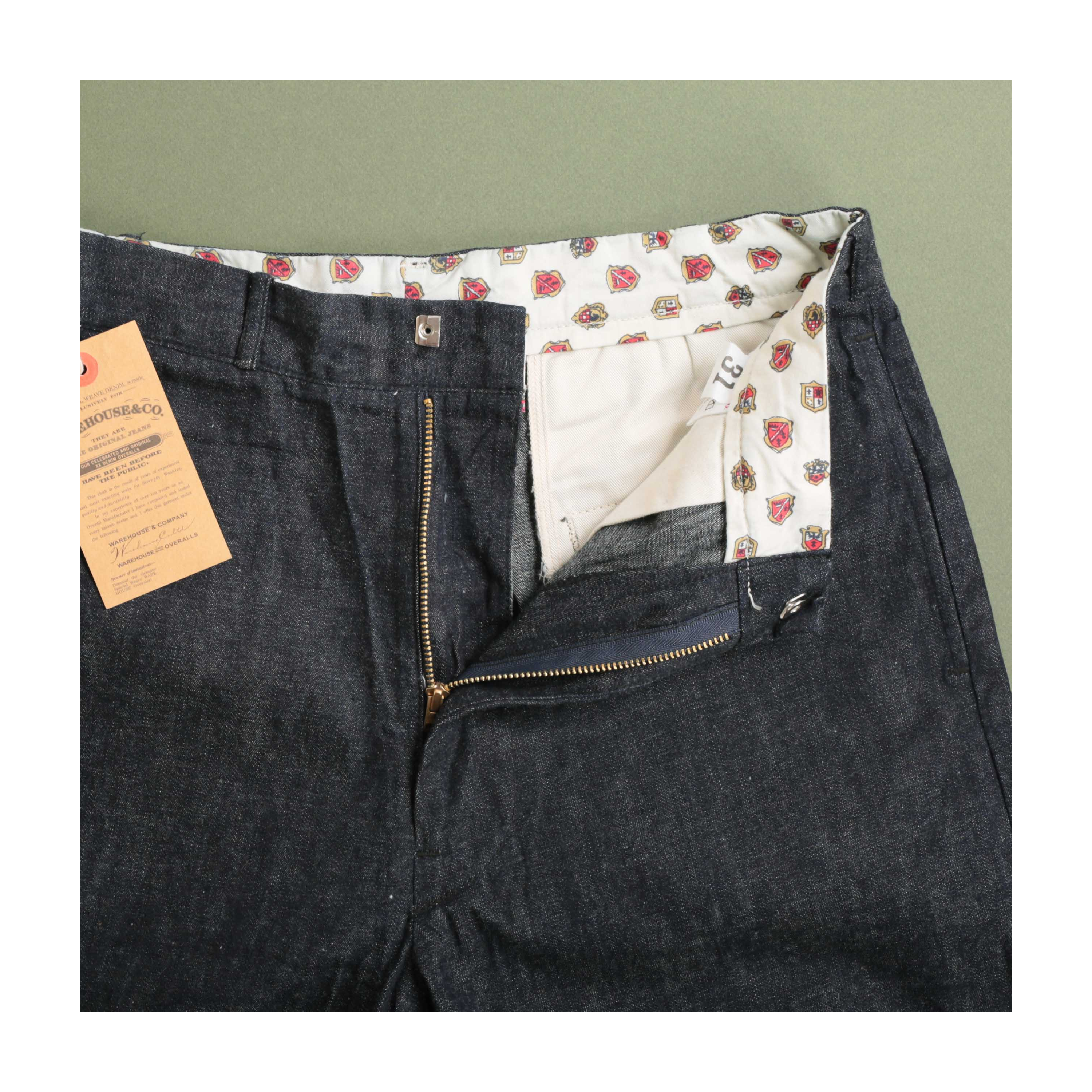 パンツ WAREHOUSE FLIP TOP STYLE PIQUE PANTS 33 WAREHOUSE & CO / Lot 1222 Flip Top Style Pique Pants