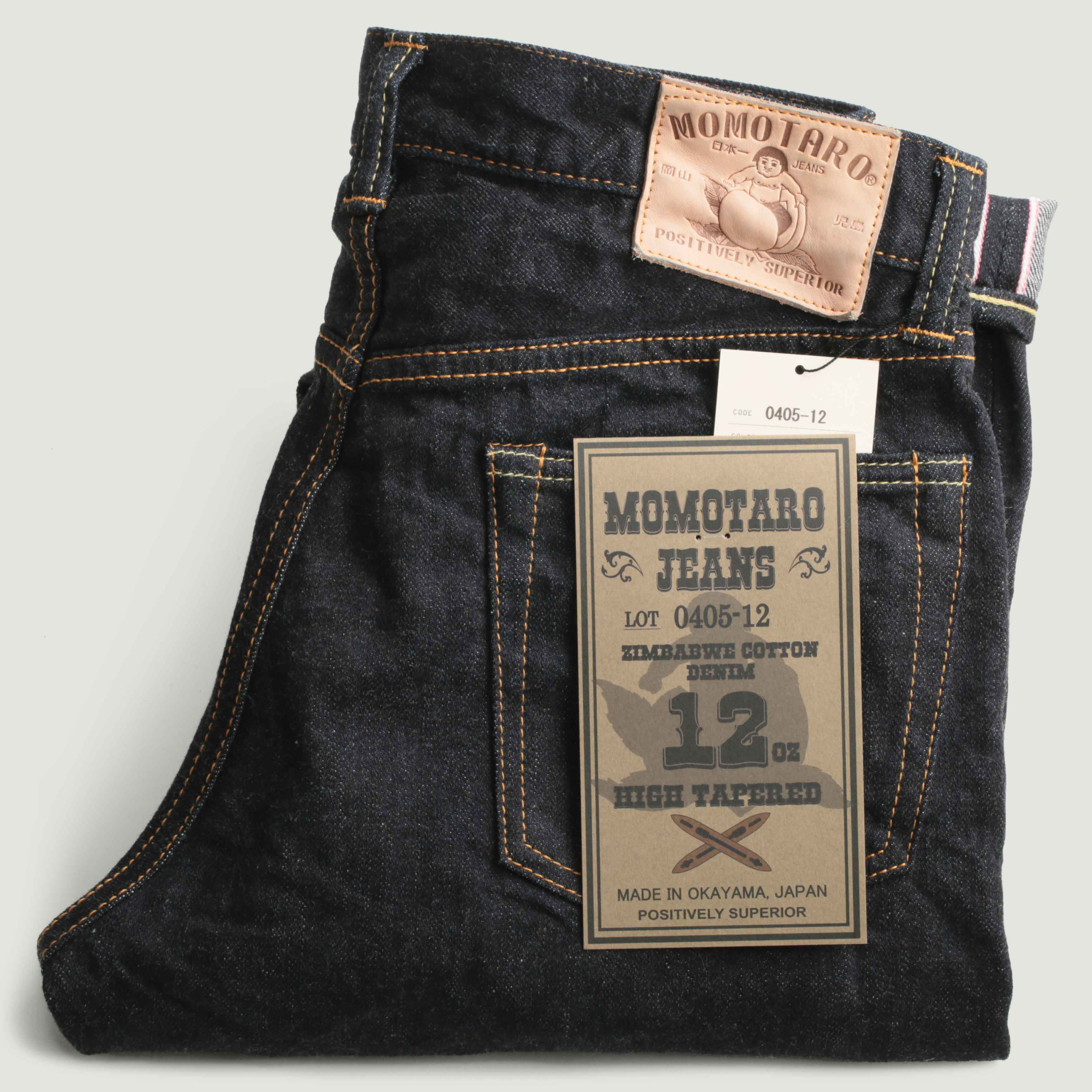 MOMOTARO / 0405-12 High Tapered 12oz Zimbabwe Cotton