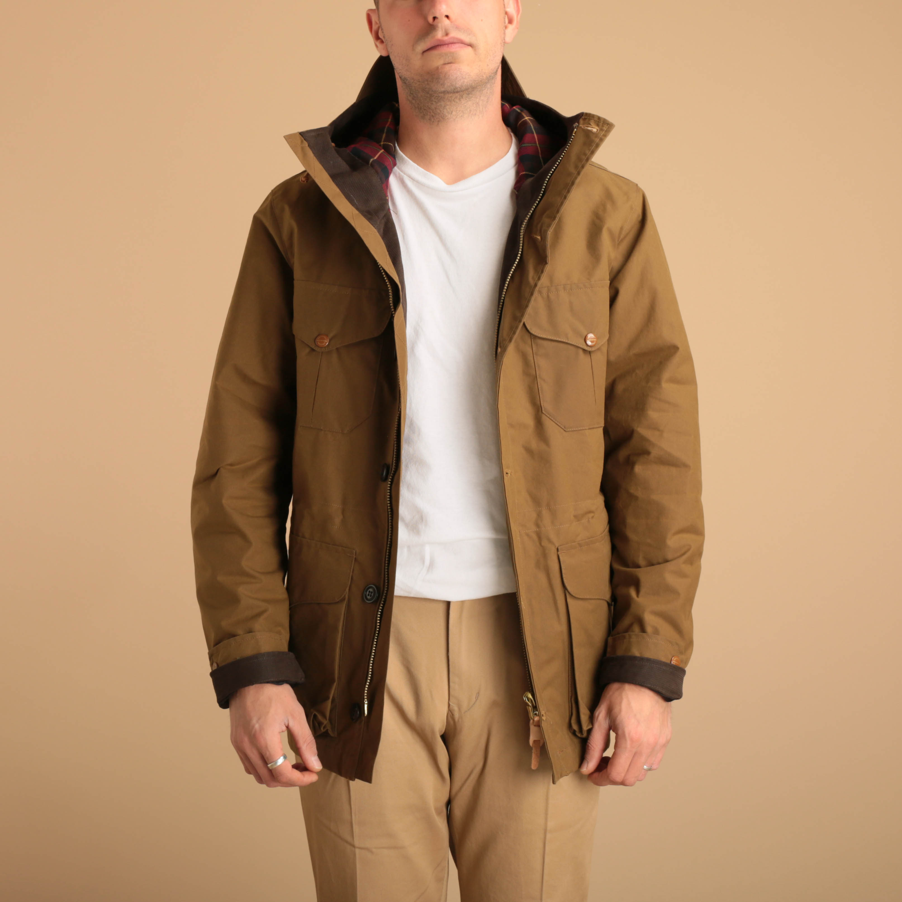 MANIFATTURA CECCARELLI / Rain Weekender Coat Dark Tan