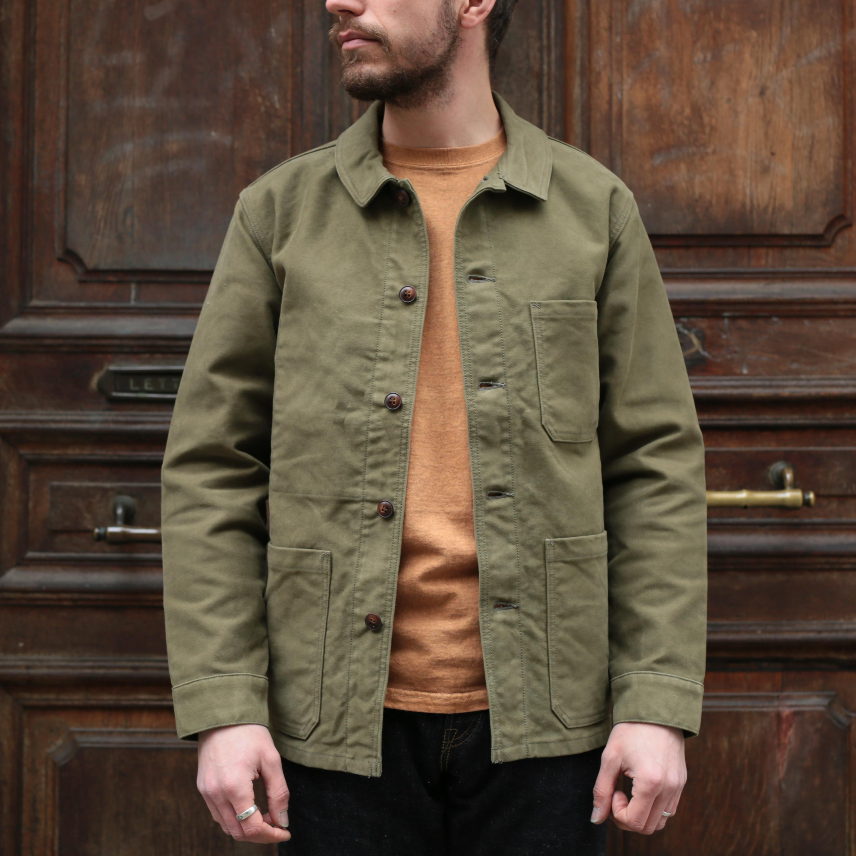 FOB FACTORY / French Moleskin Jacket Olive