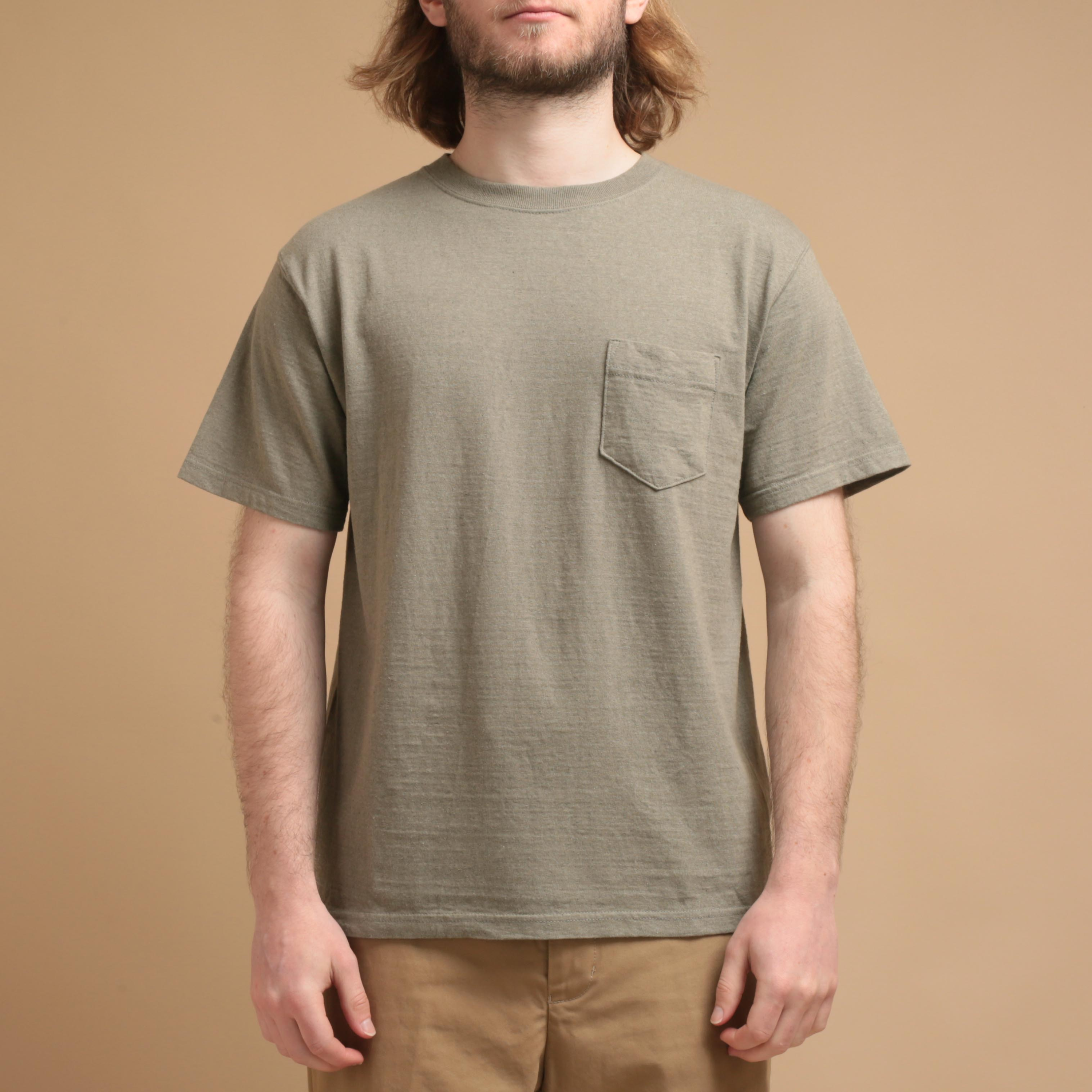 GOOD ON / Short Sleeve Pocket T-Shirt Organic Green