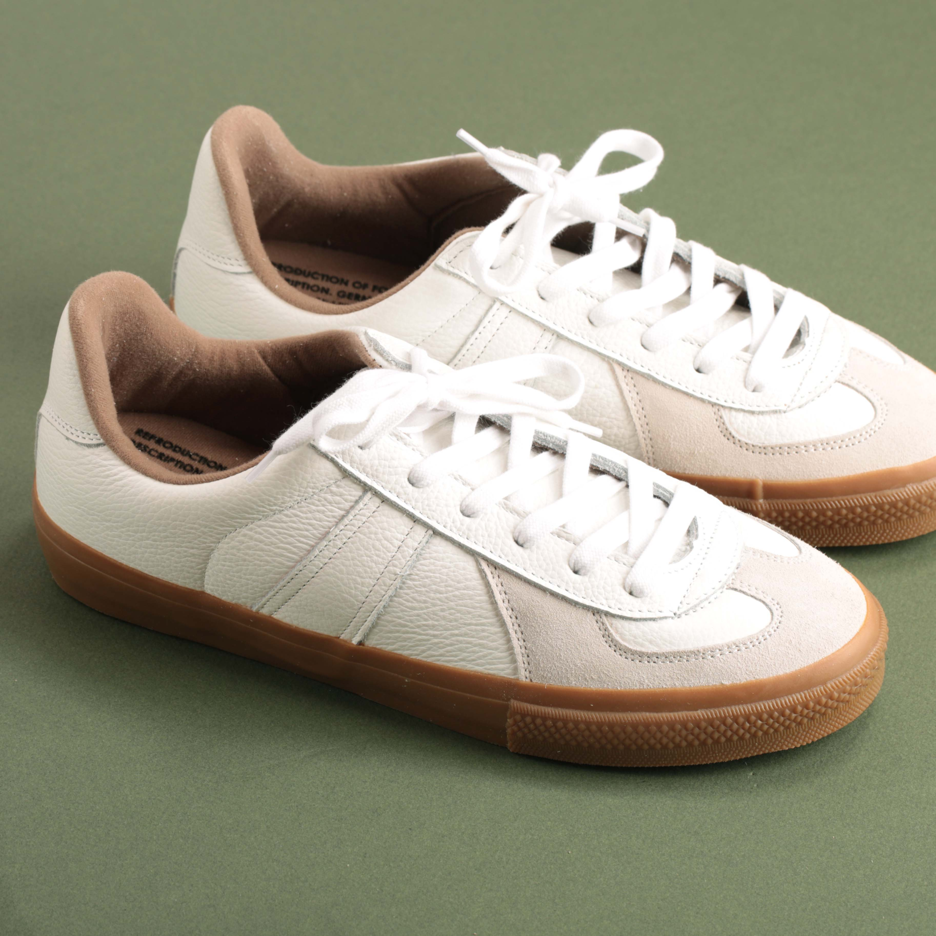 Reproduction of Found German Army Trainer - White / Gum