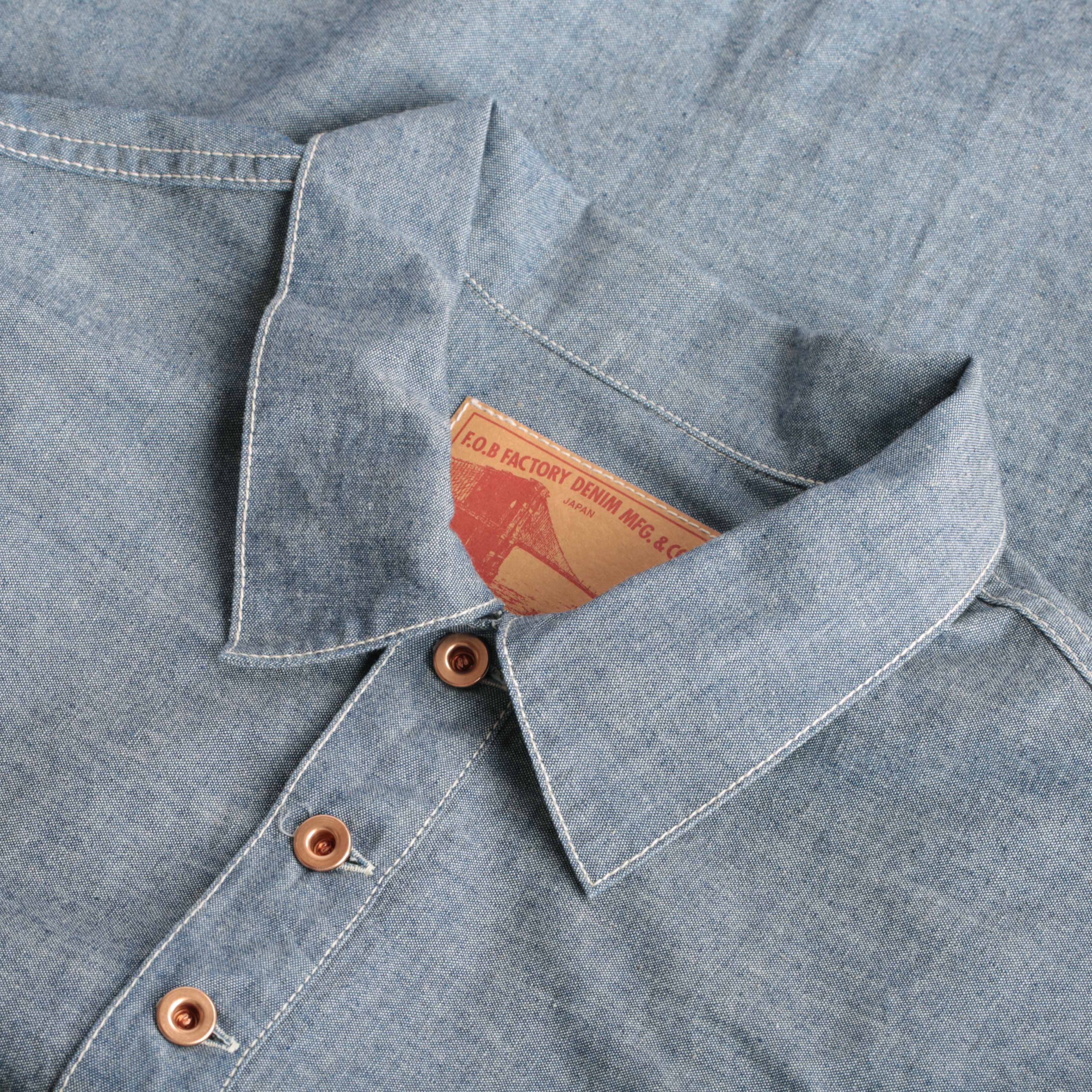 Chambray hotsell pullover shirt