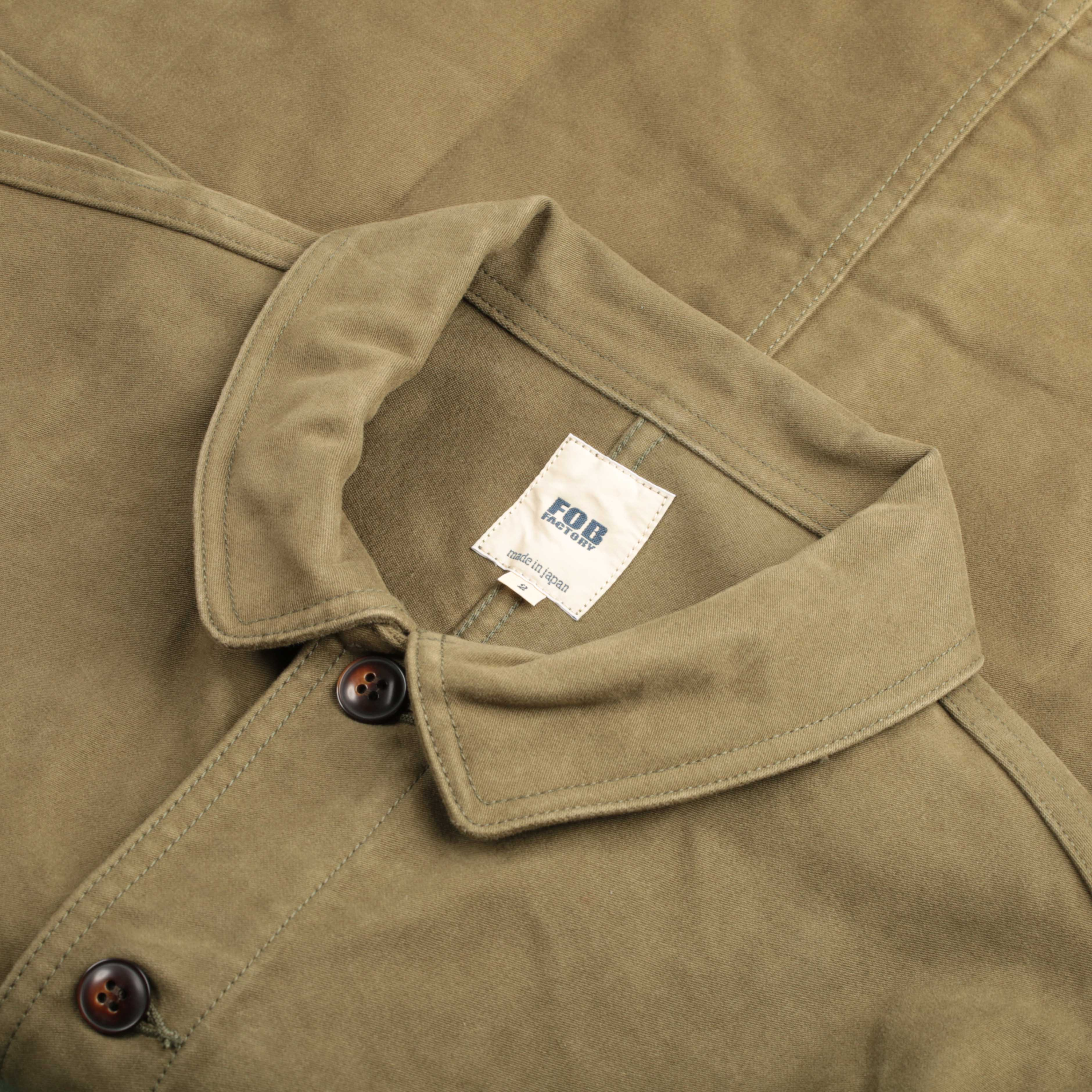 FOB FACTORY / French Moleskin Jacket Olive