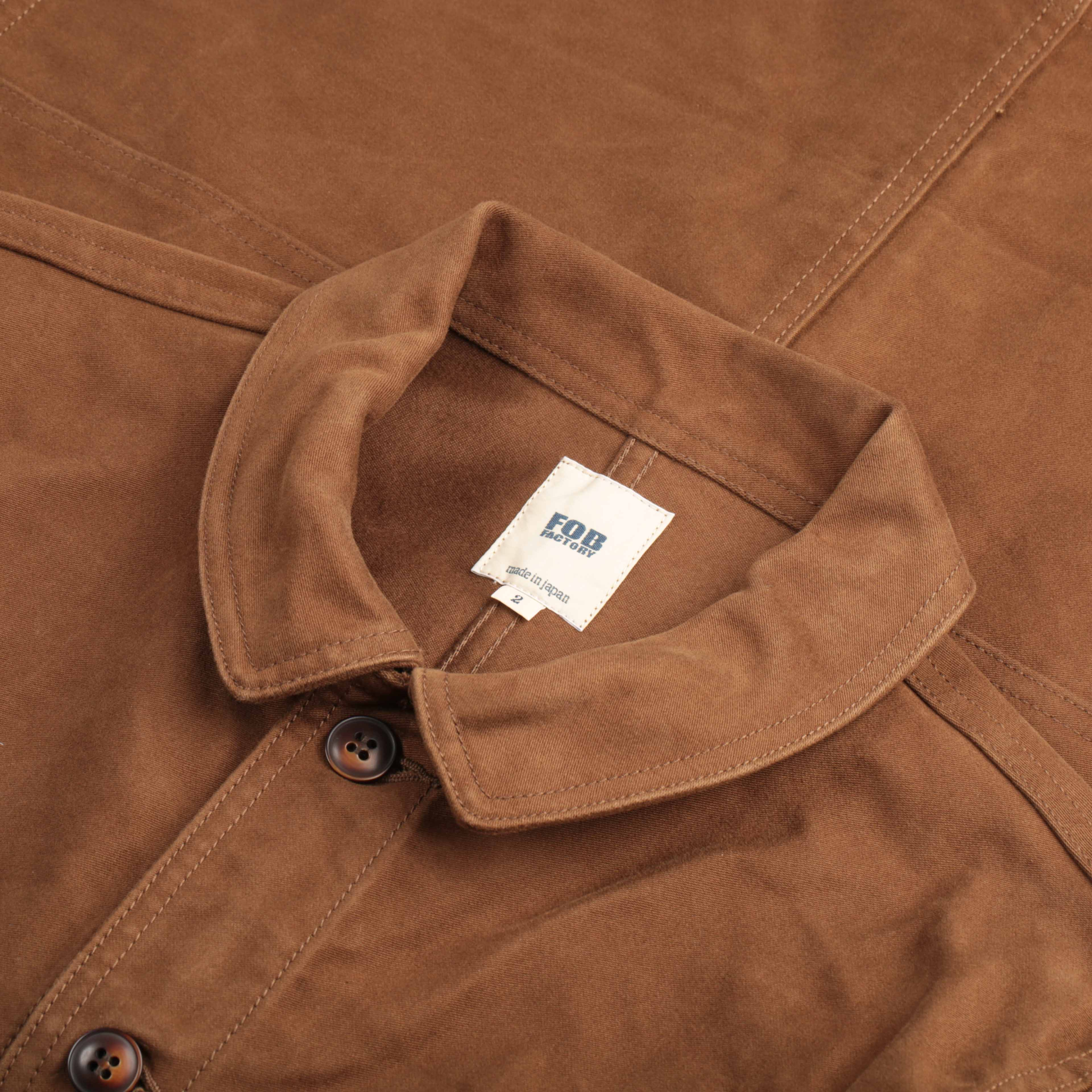 FOB FACTORY / French Moleskin Jacket Brown