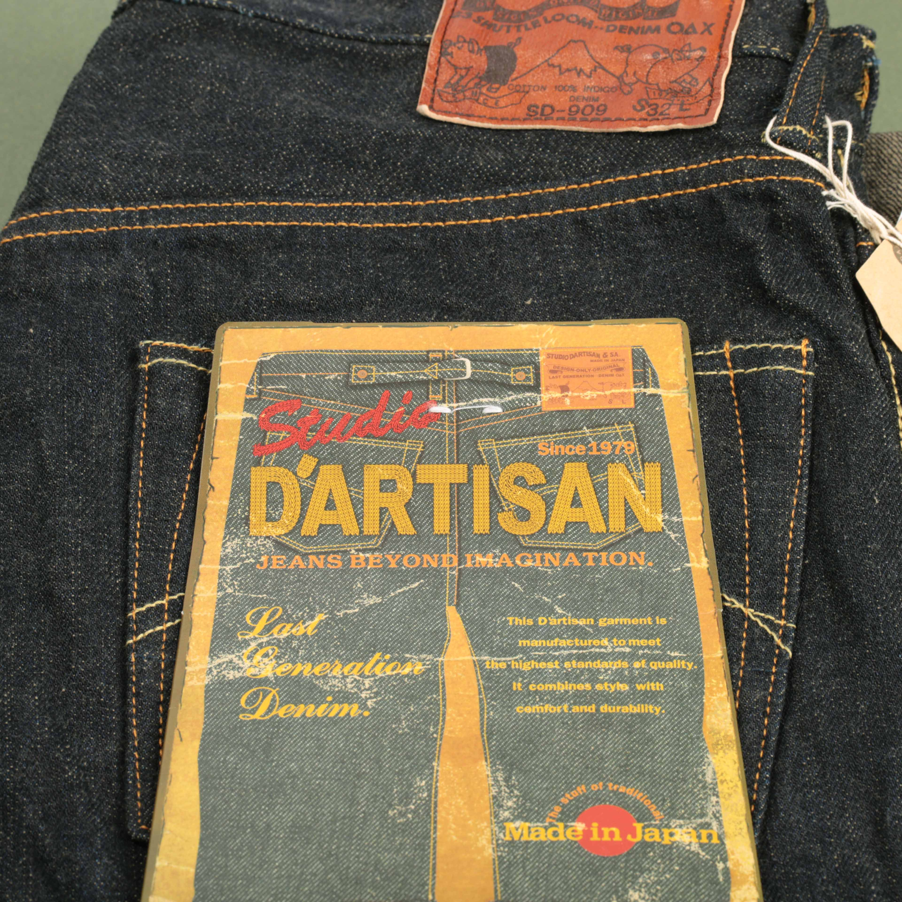 STUDIO D'ARTISAN / SD-909 G3 15oz High Rise Tapered