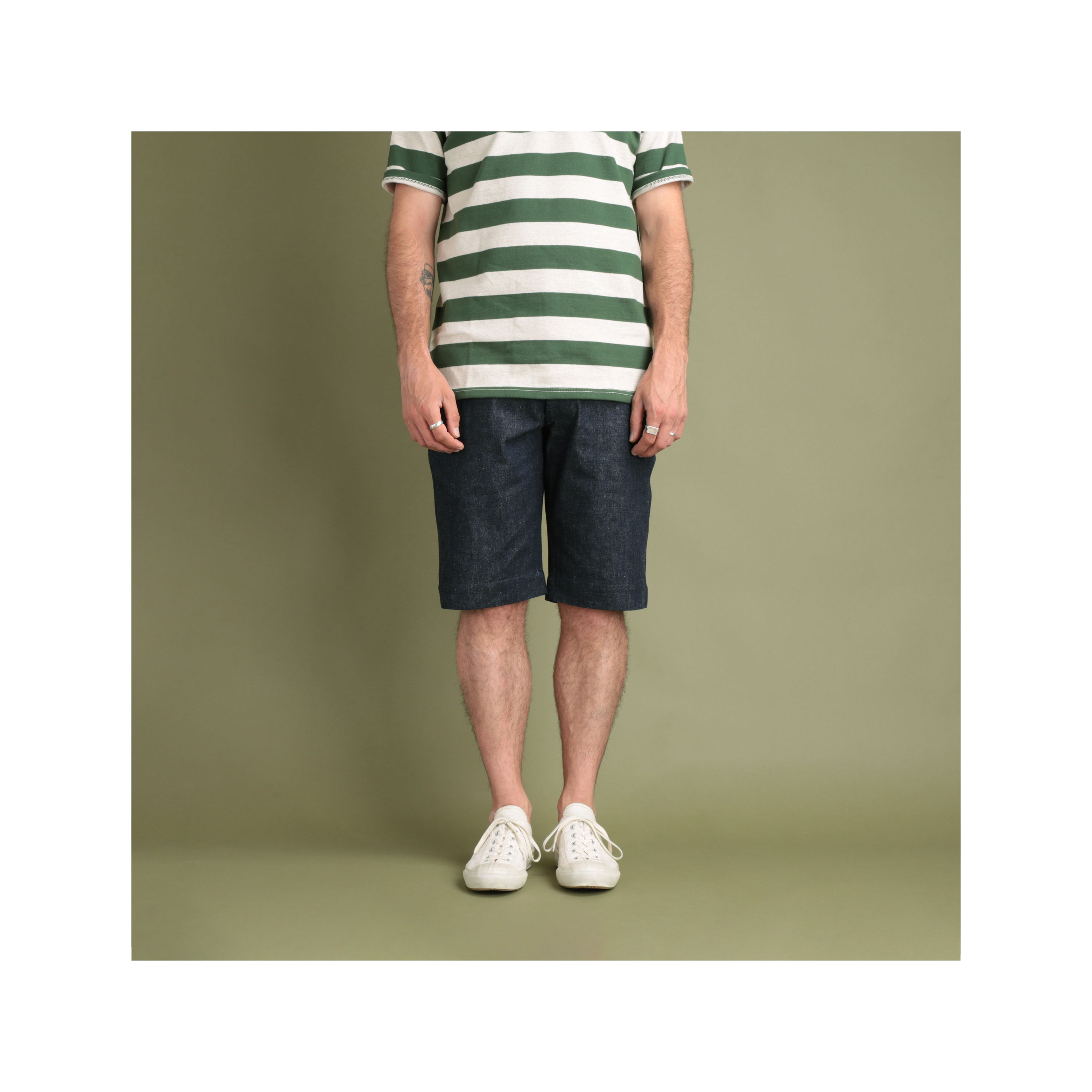 WAREHOUSE CO. Lot 1204 Chino Shorts Indigo Denim
