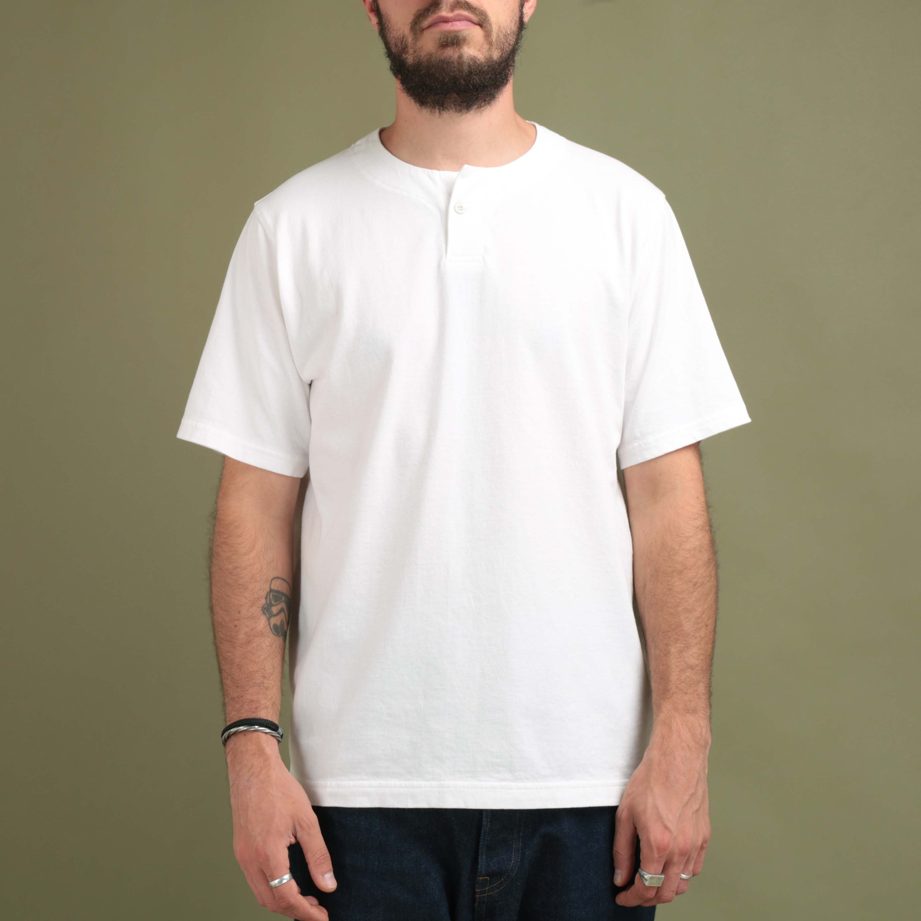 white henley t shirt