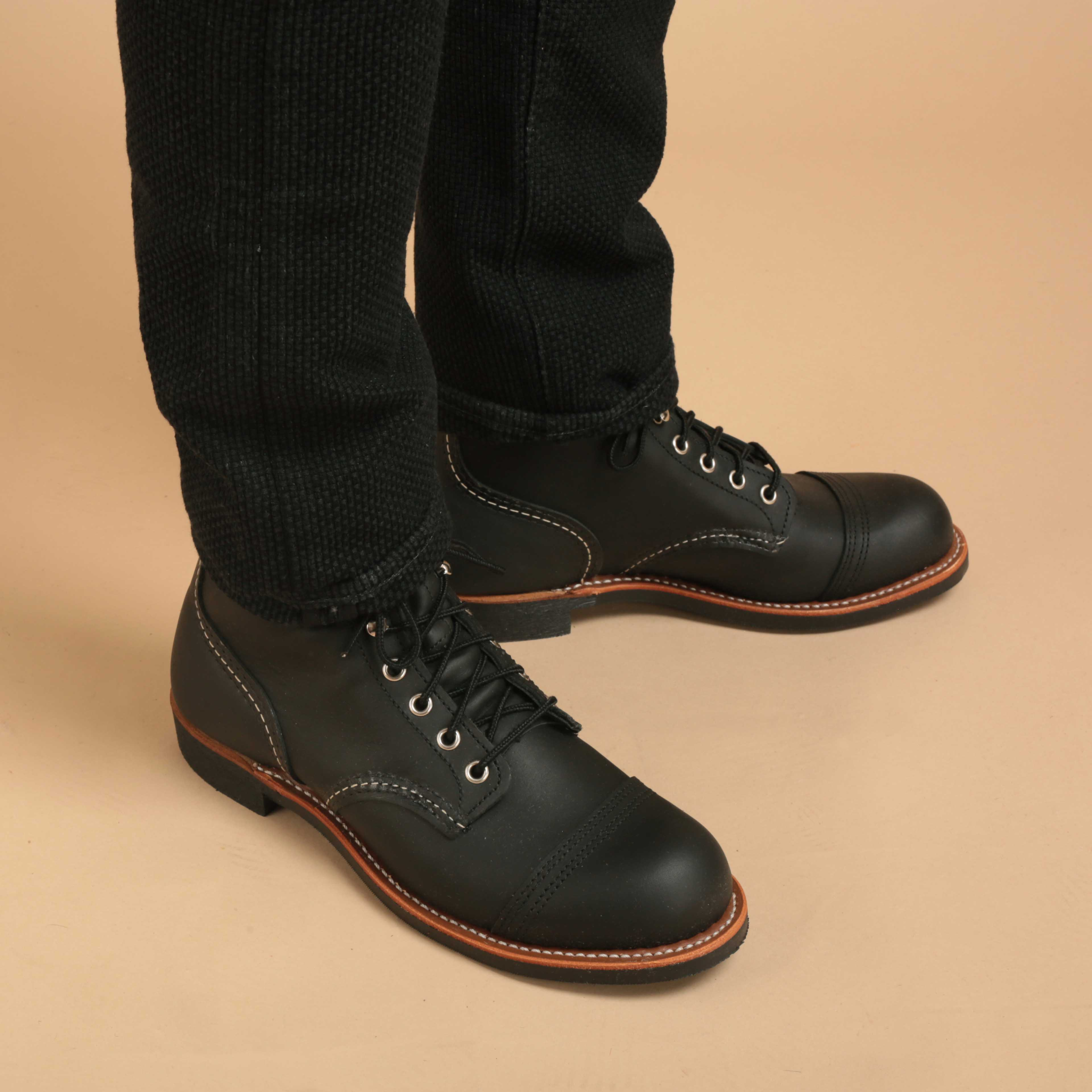 RED WING SHOES Iron Ranger 8084 Black Harness - Main Image