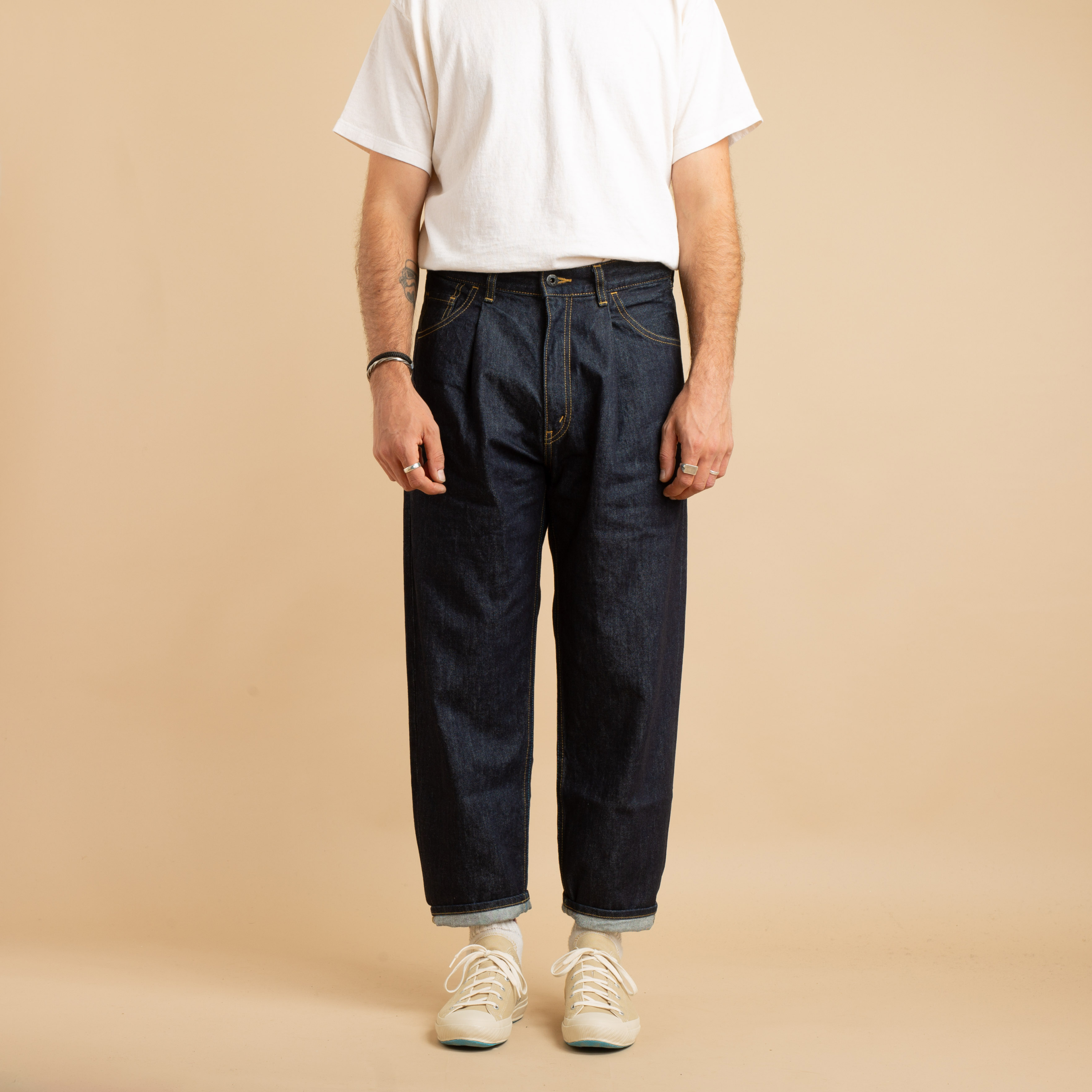 CANTON 5POCKETS WIDE TAPERED DENIM - デニム/ジーンズ