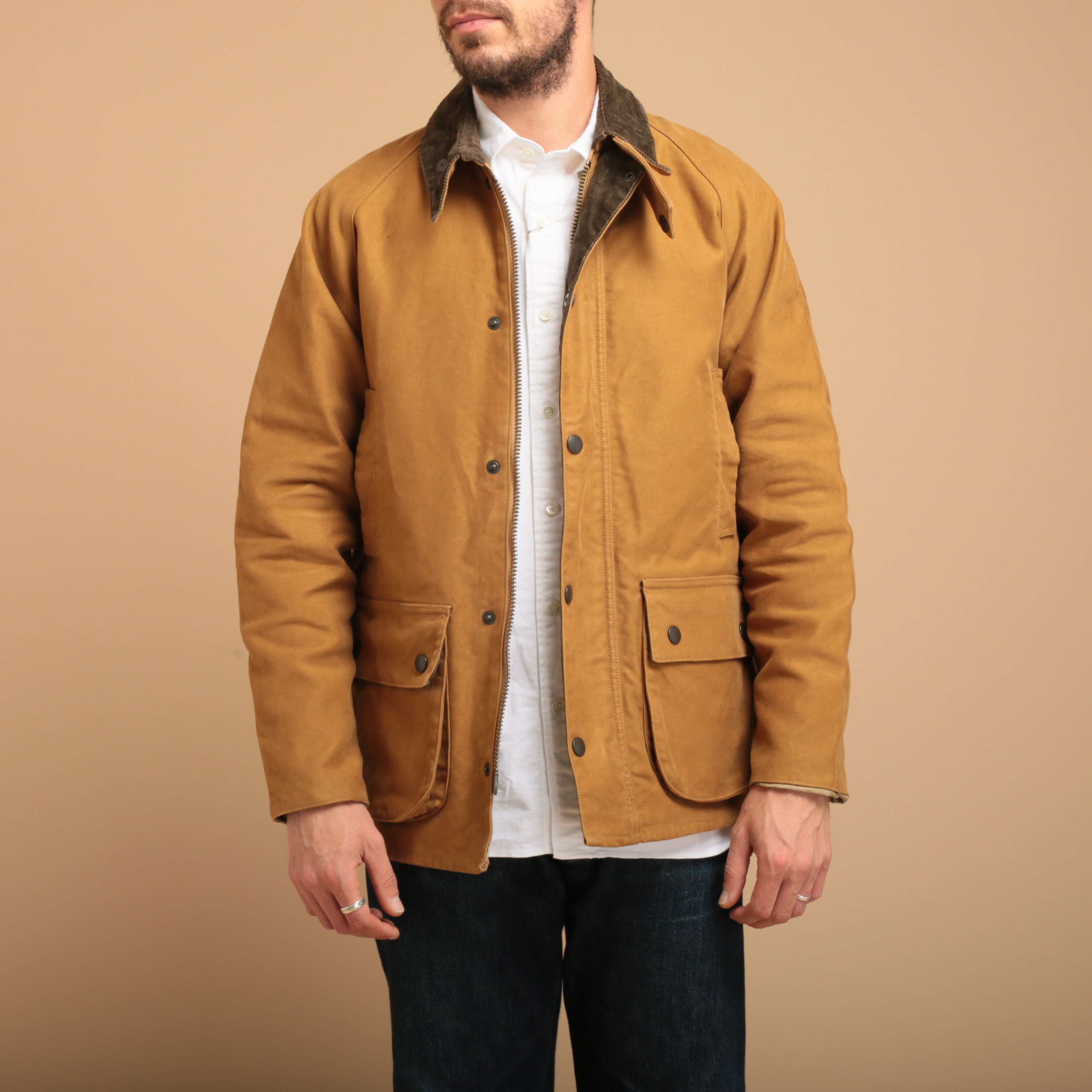 FOB FACTORY / F2361 Heavy Moleskin Riding Jacket Khaki