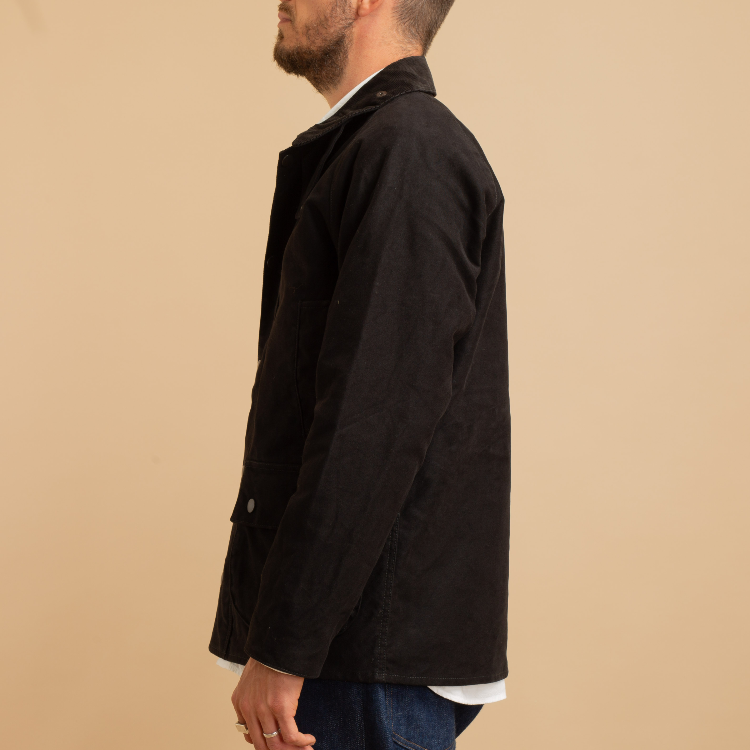 FOB FACTORY / F2361 Heavy Moleskin Riding Jacket Black