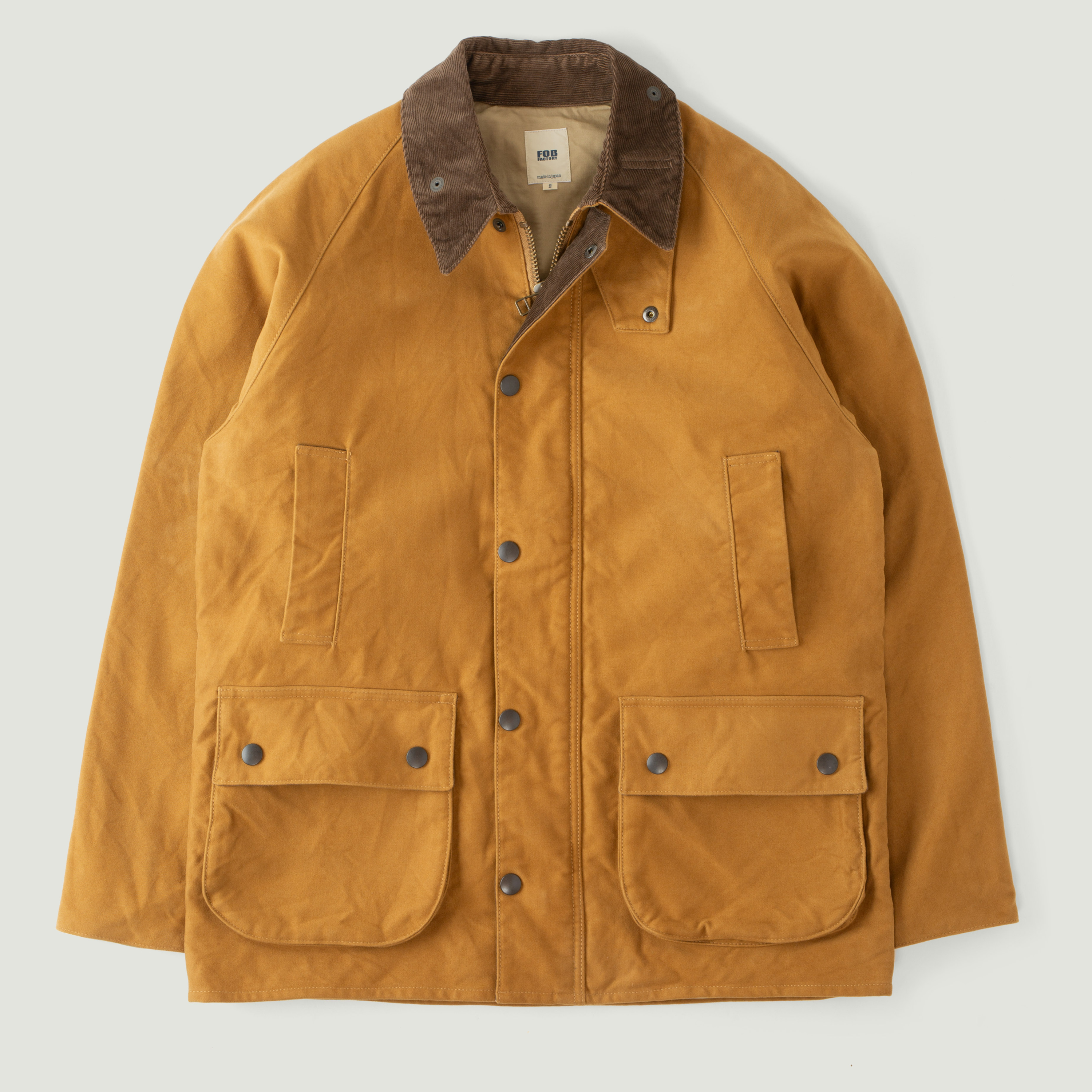 FOB FACTORY / F2361 Heavy Moleskin Riding Jacket Khaki