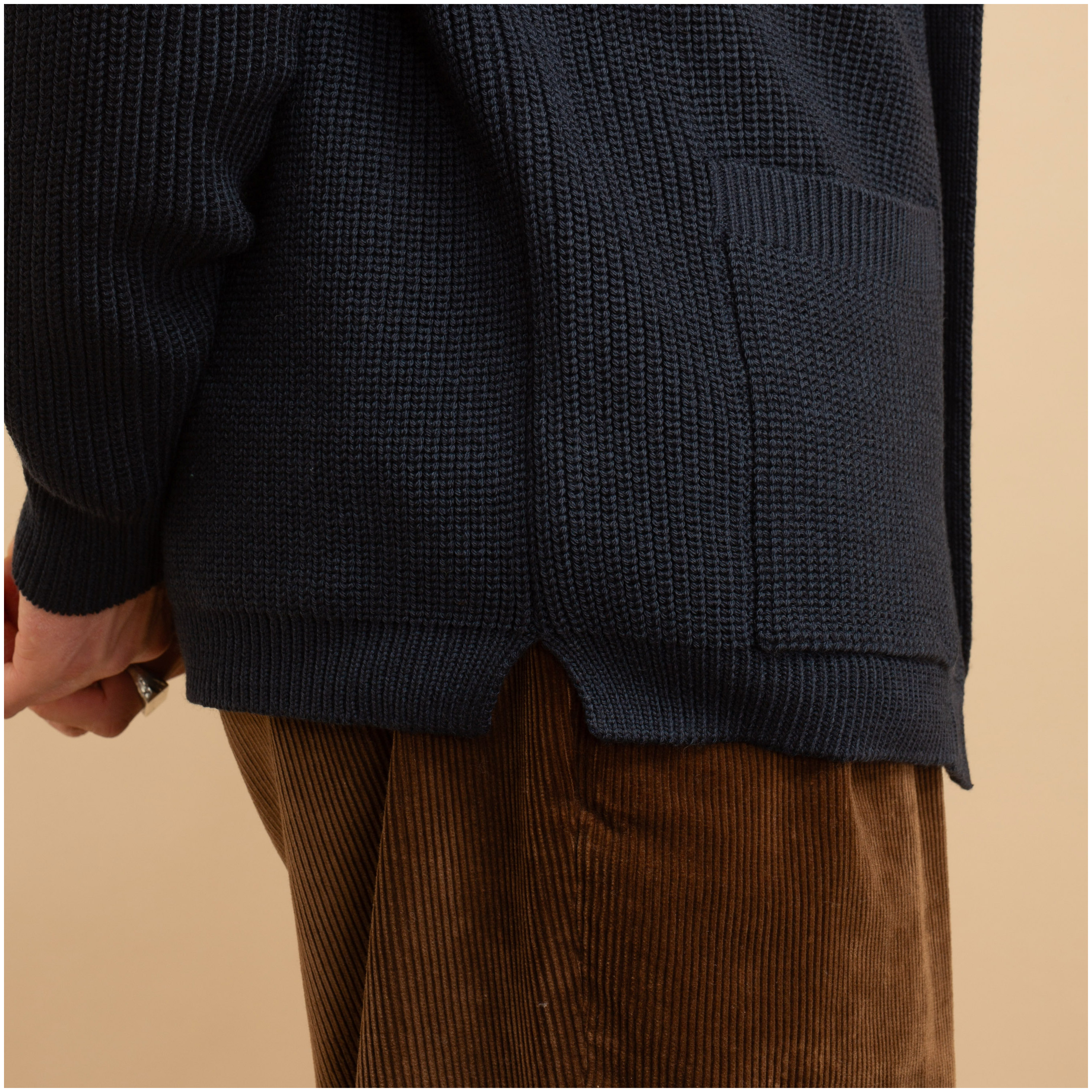 トップス BATONER 24SS SIGNATURE 1BUTTON CARDIGAN BATONER 24SS SIGNATURE 1BUTTON CARDIGAN
