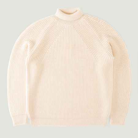 BATONER / Signature Turtle Neck Ivory