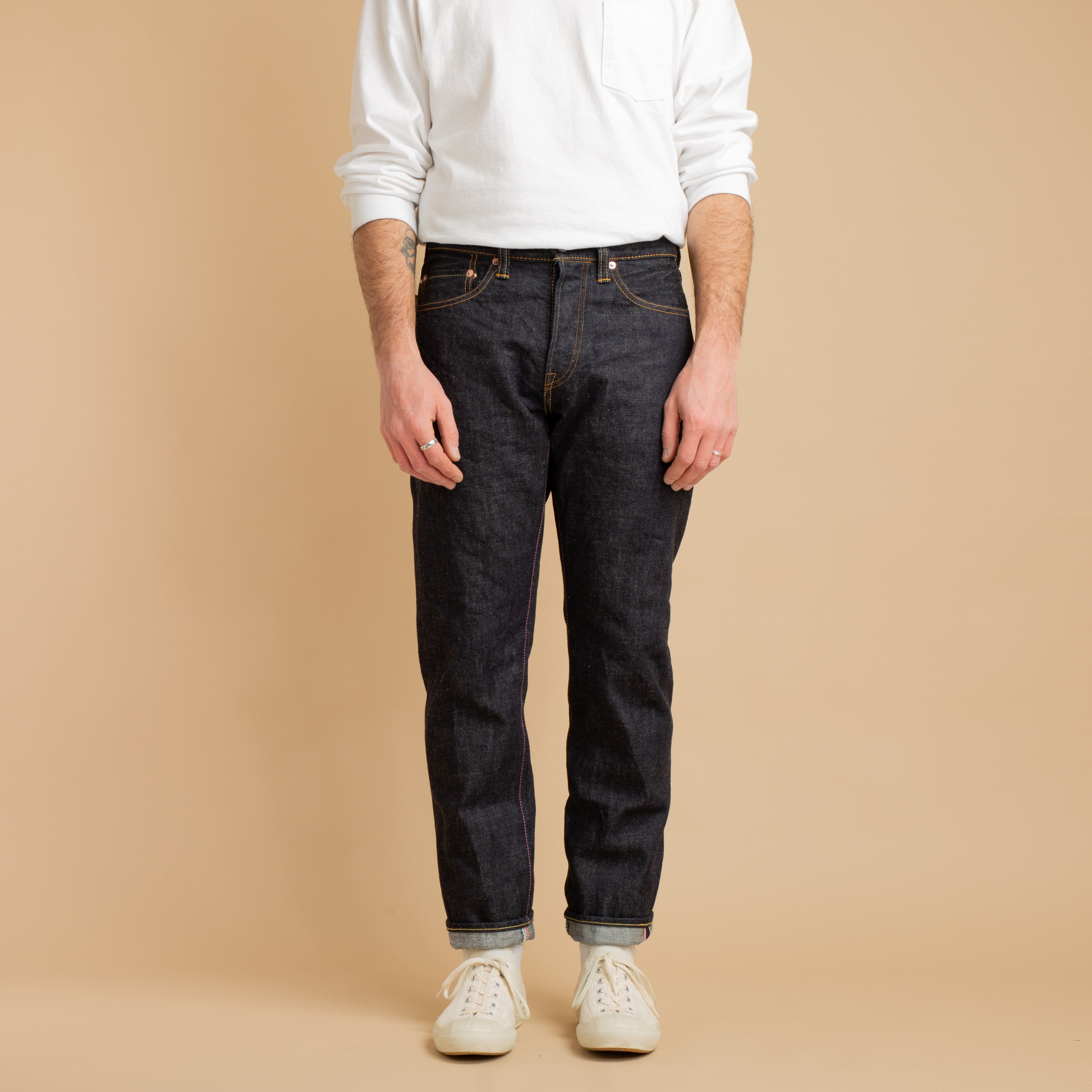 0605-13 13oz Tight Tapered Jeans - Momotaro