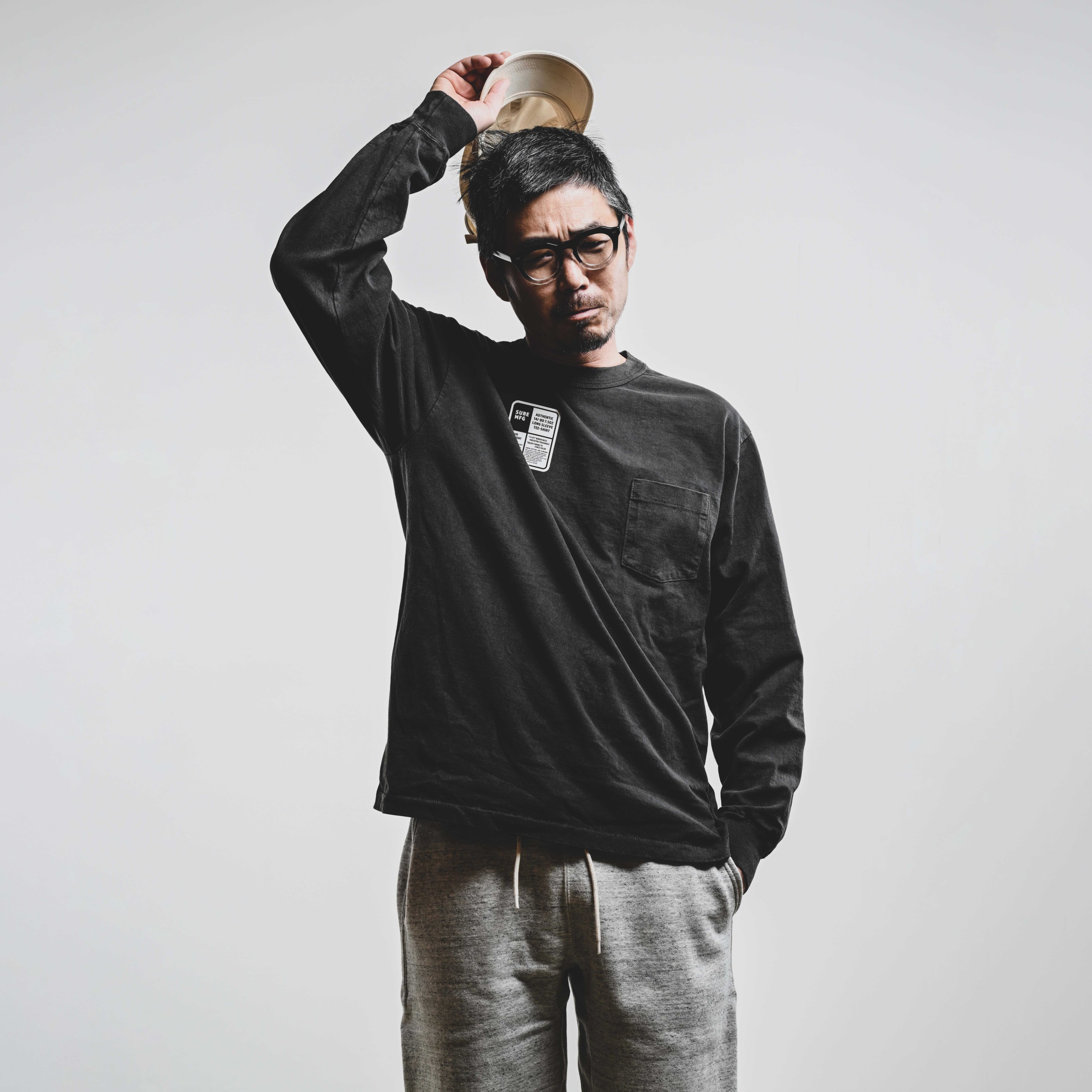 pocket long sleeve tee shirt 外袋破れあり XX DEVELOPMENT / 