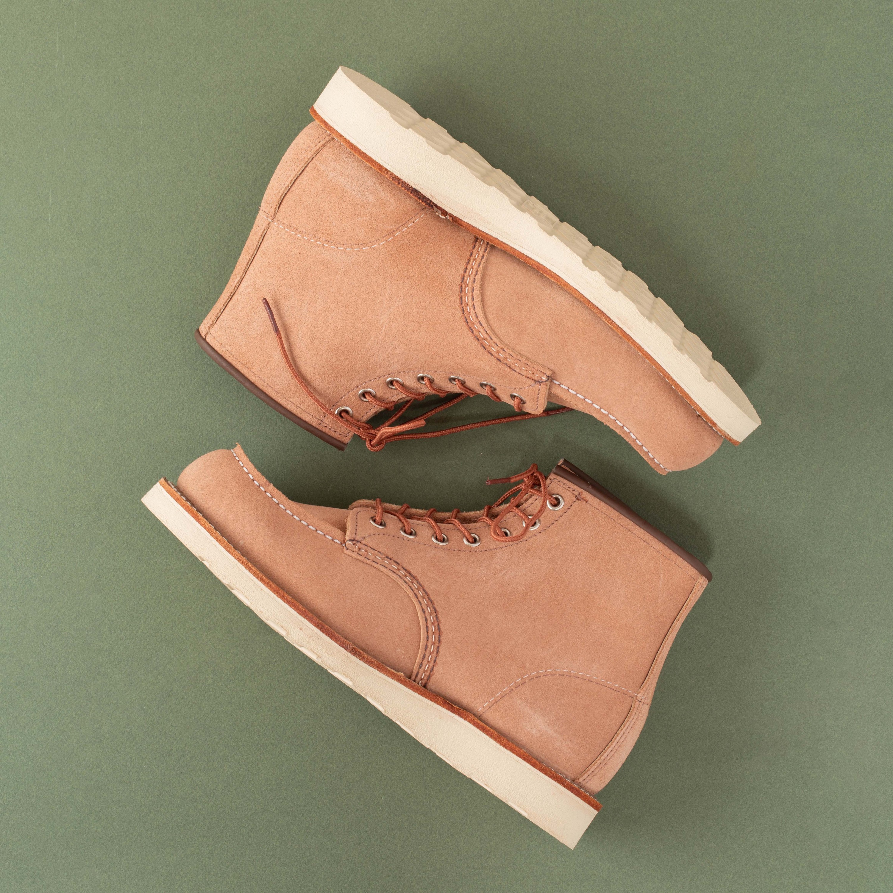 国内配送 RED WING WMNS 6' CLASSIC MOC DUSTY ROSE Red Wing Classic Moc Abilene Leather 8208 - Dusty Rose