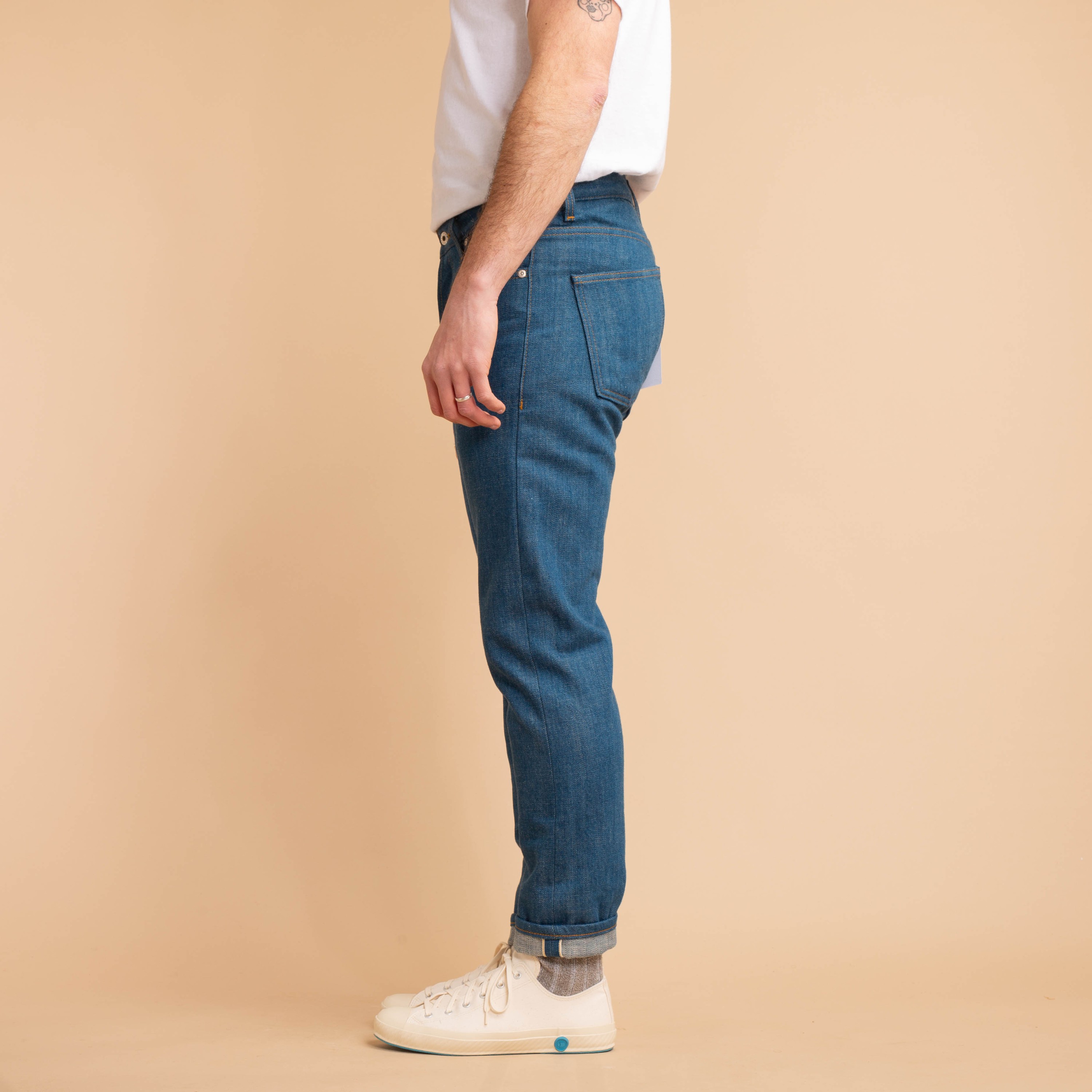 Naked Famous Superguy Ocean S Edge Selvedge