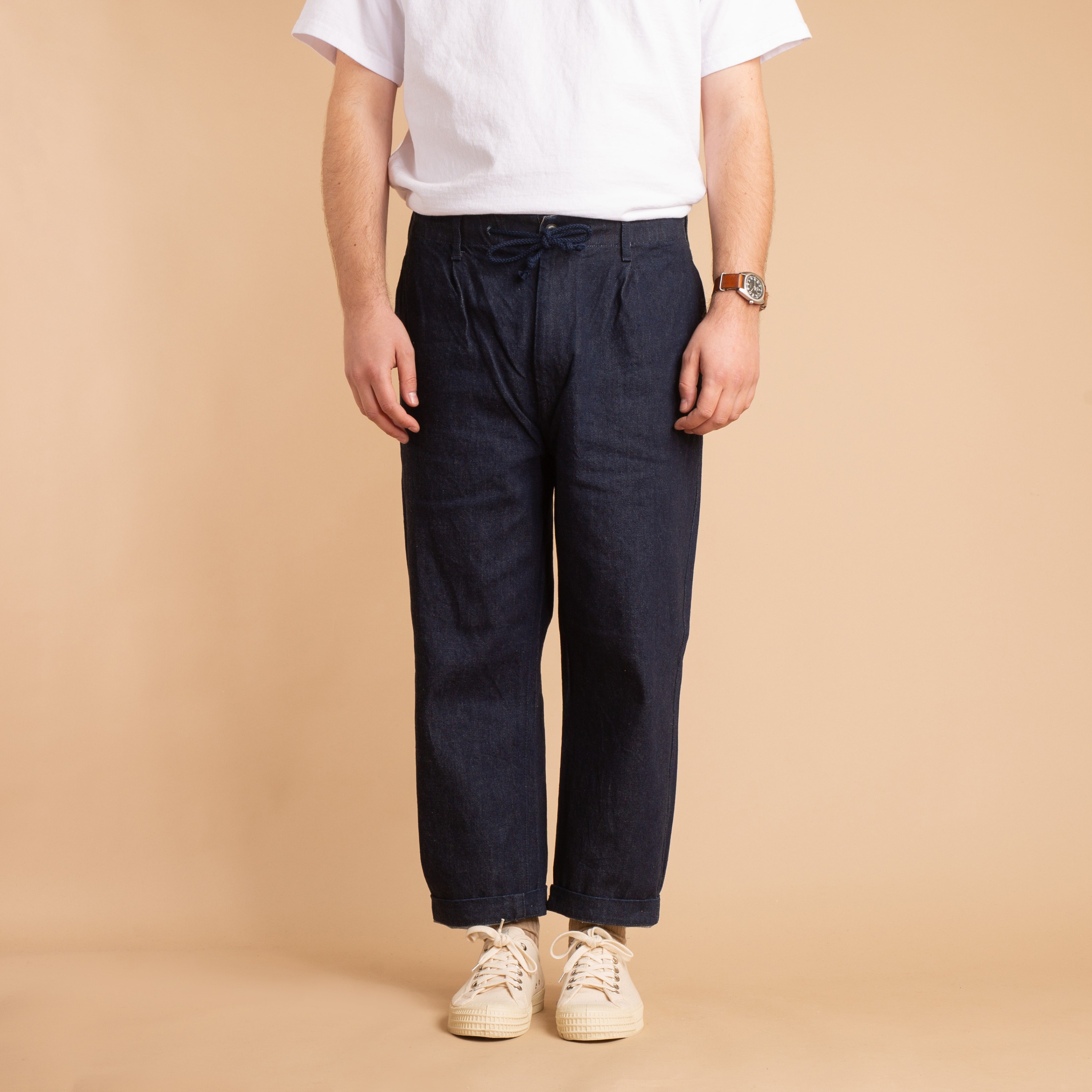 FOB FACTORY / F0508 Denim Track Pants Indigo