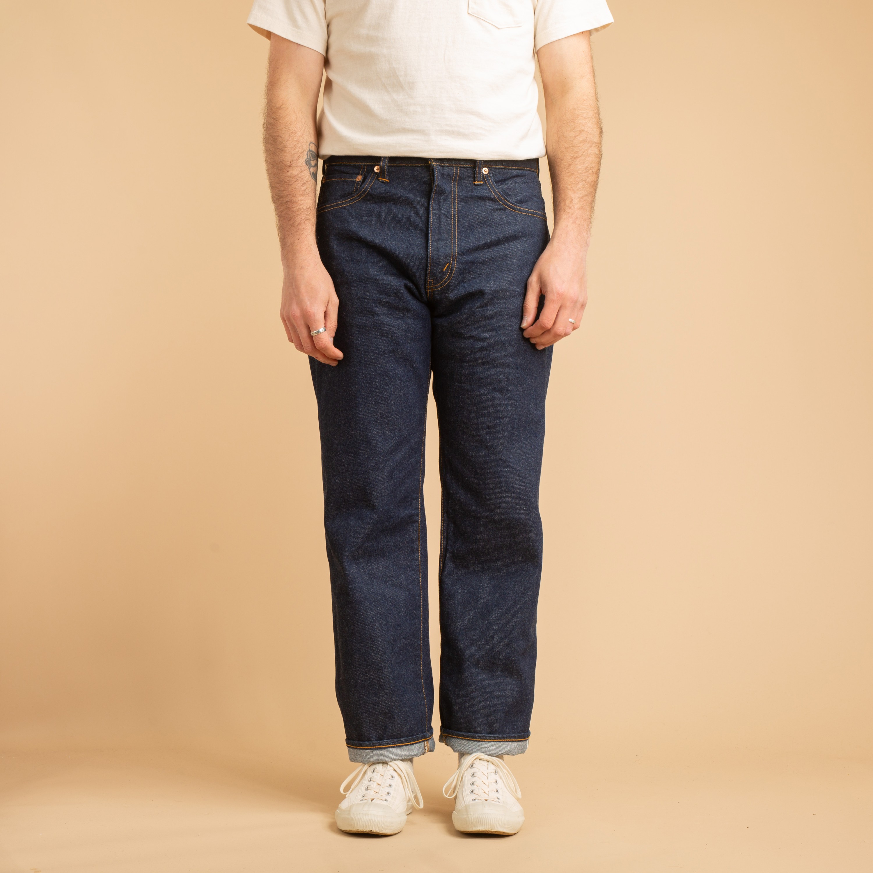 TCB JEANS / Pre-Shrunk 505 Jeans One Wash 13oz Selvedge