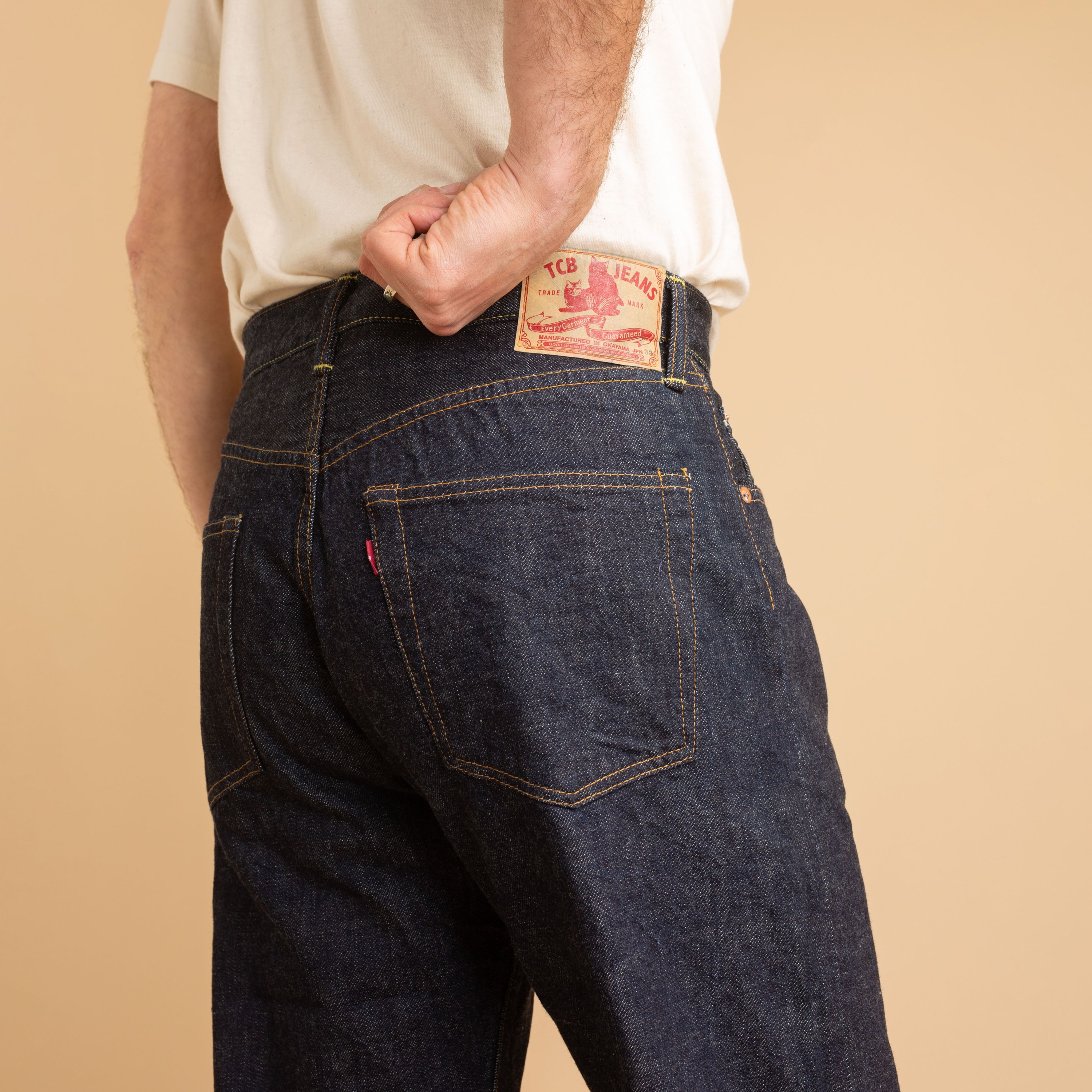 TCB JEANS 50s w３２ TCB JEANS / 50's Jeans One Wash 13.5oz Selvedge