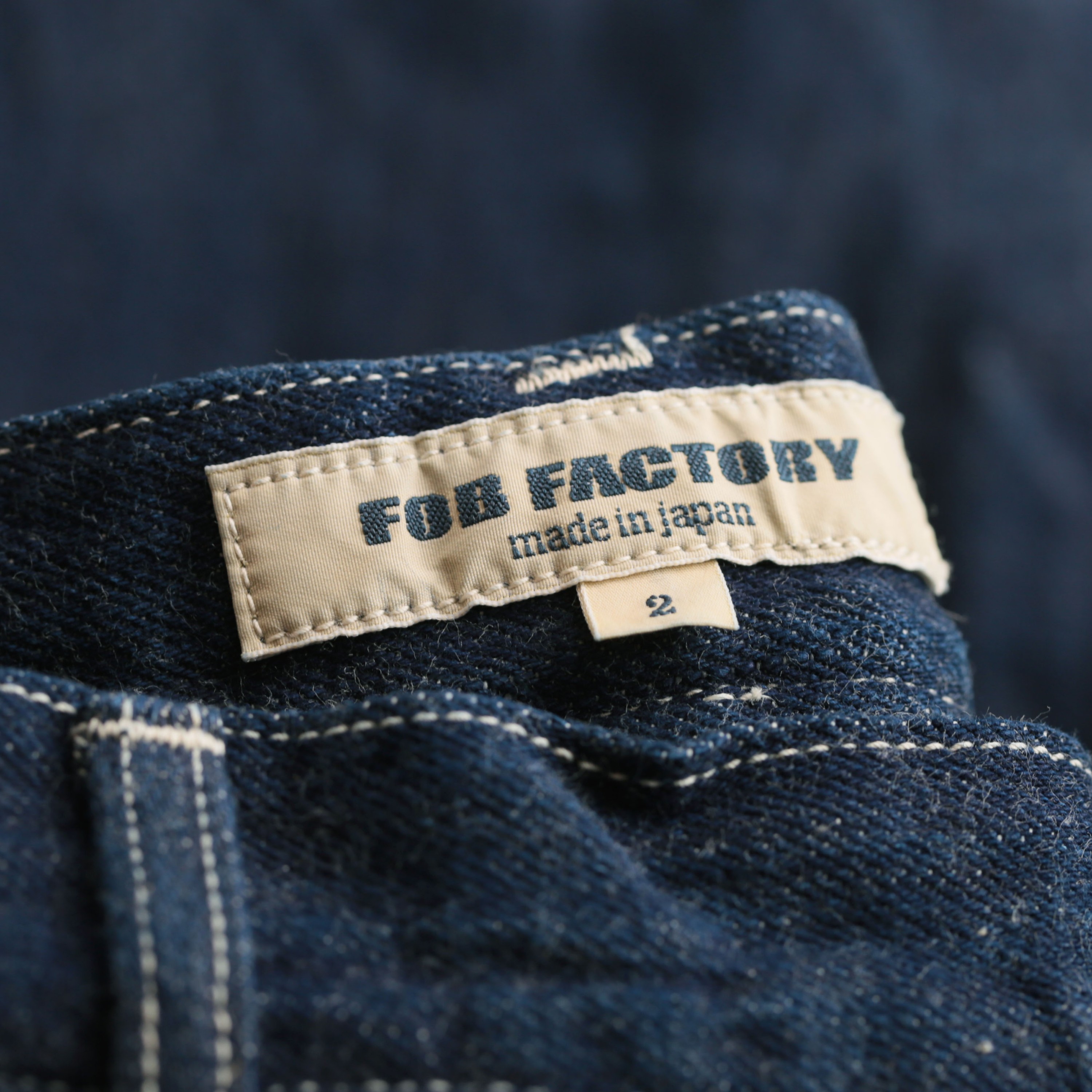 FOB FACTORY（FOBファクトリー） F0511 WW2 デニム デッキパンツ 