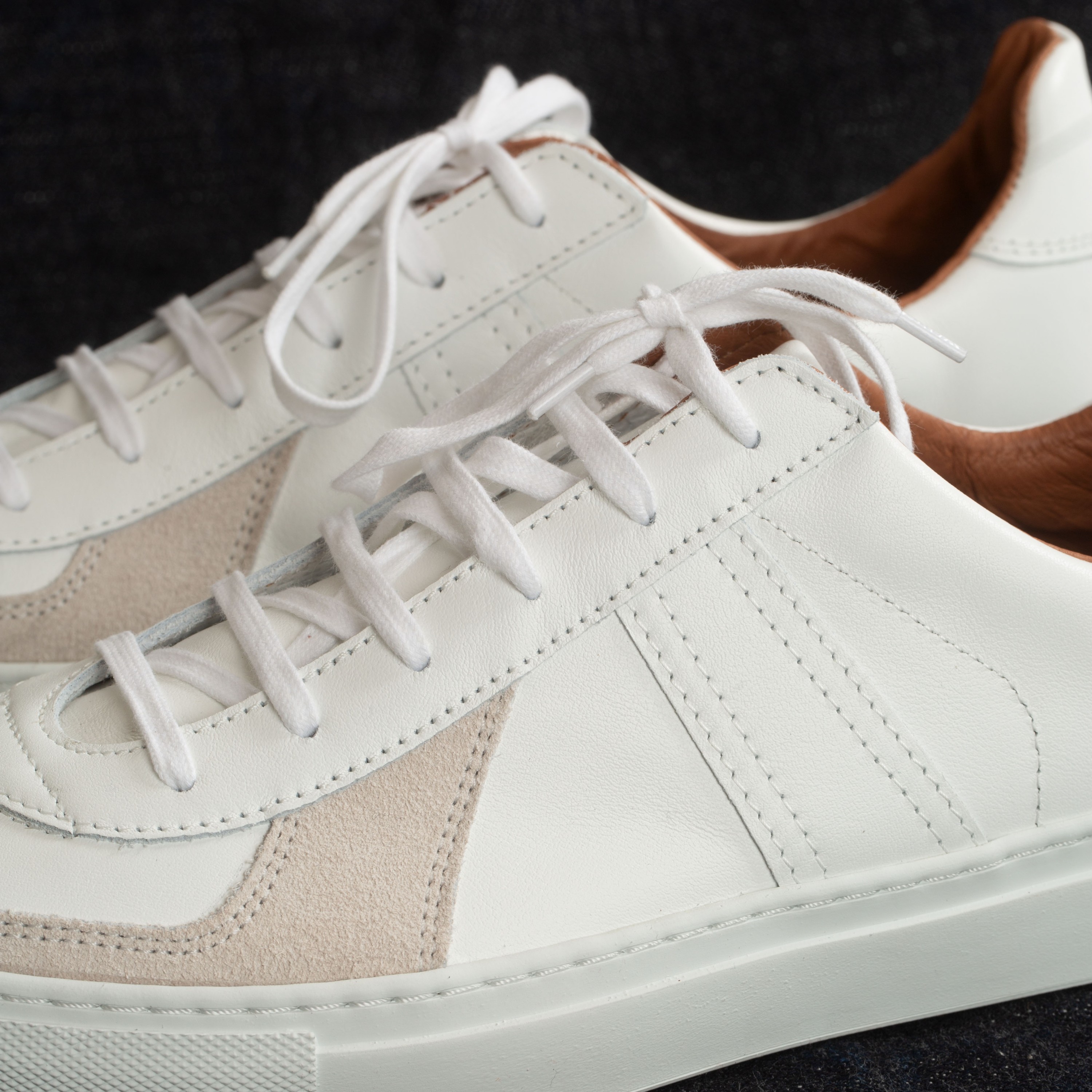 靴 REPRODUCTION OF FOUND  GERMAN TRAINER 41 Reproduction of Found Grey Germany Military Trainer – Drakes US