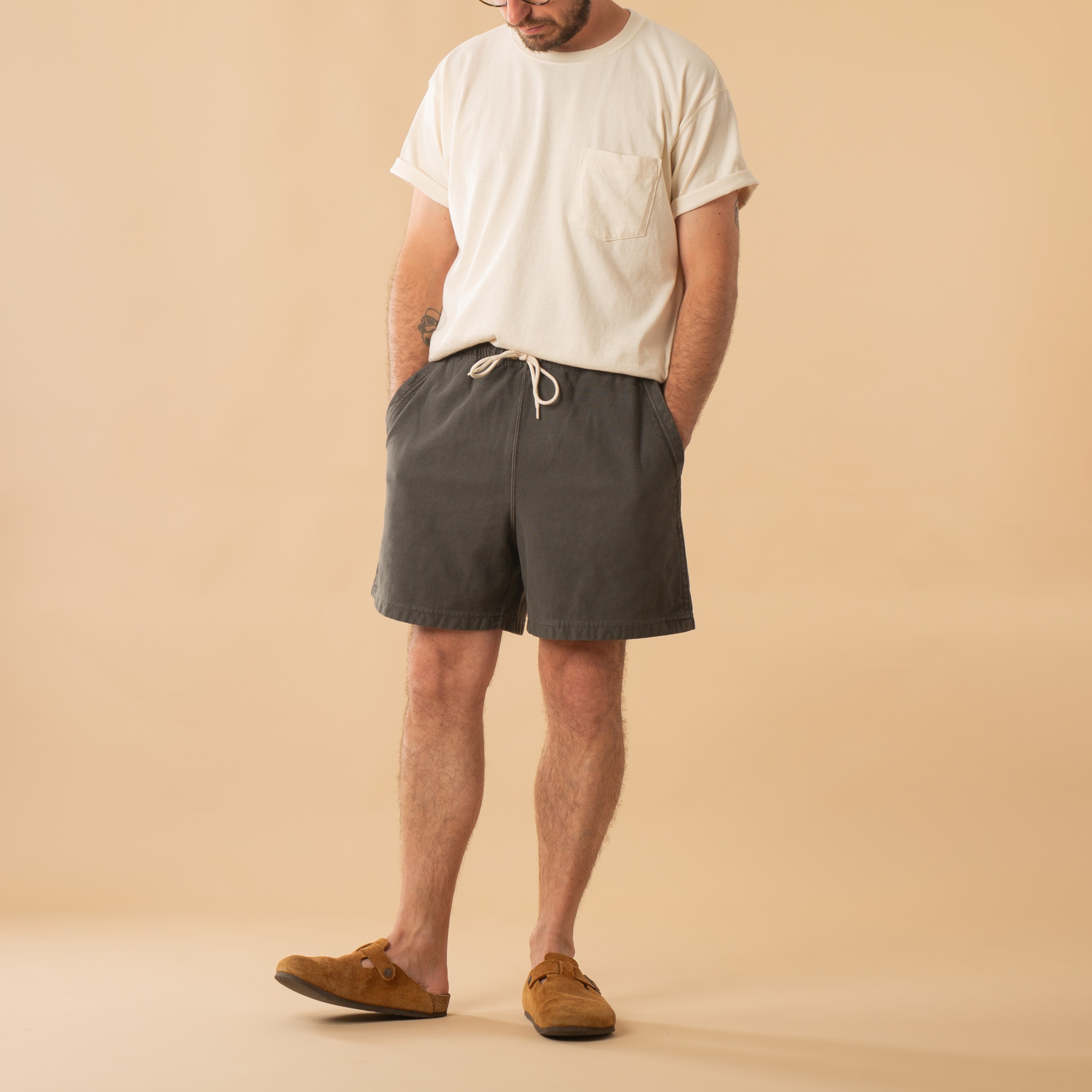堅実な究極の XX DEVELOPMENT / Super Tuck Shorts Regular Black パンツ