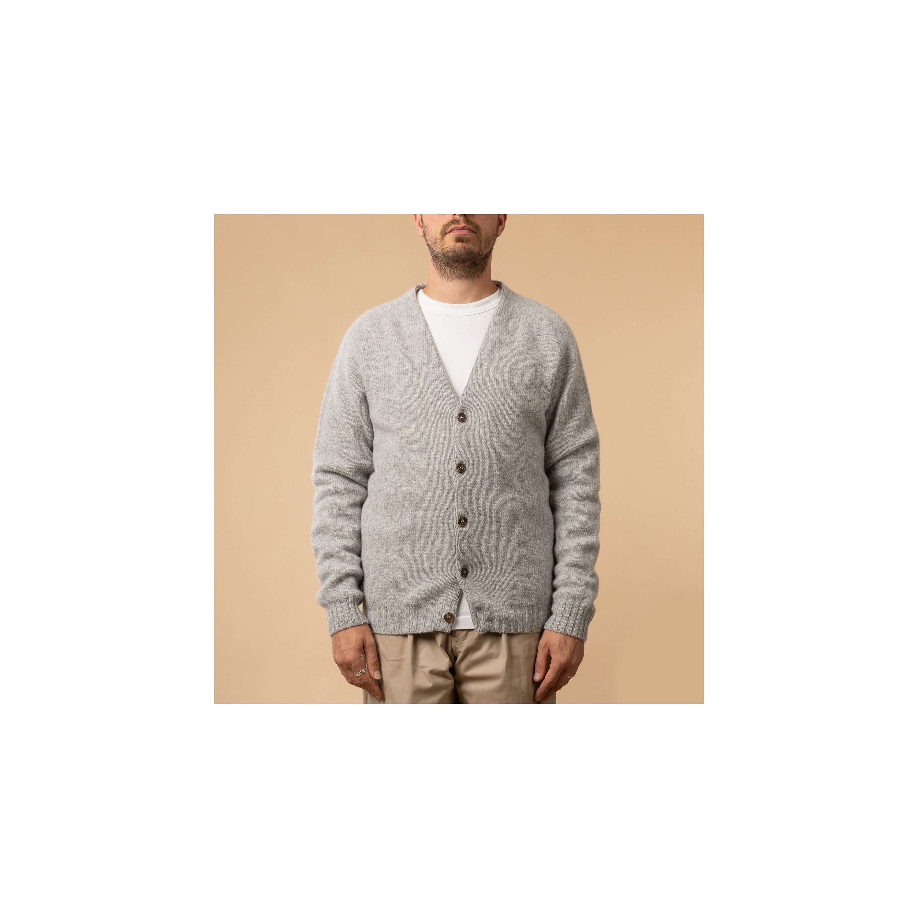 HARLEY OF SCTLAND V CARDIGAN 今期もの Harley OF SCOTLAND / ハーレーオブスコットランド】V-Neck