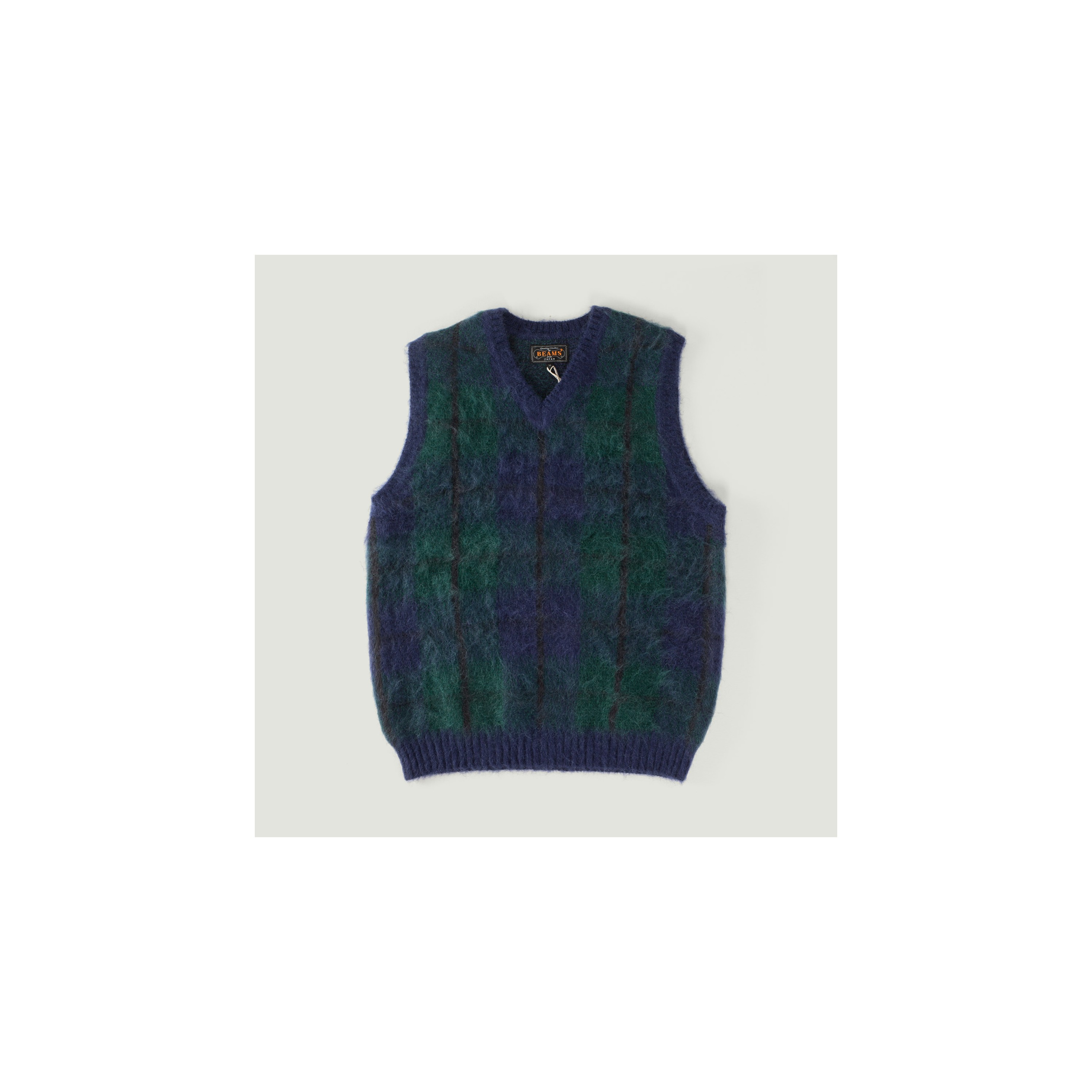 BEAMS PLUS / Navy Mohair Vest
