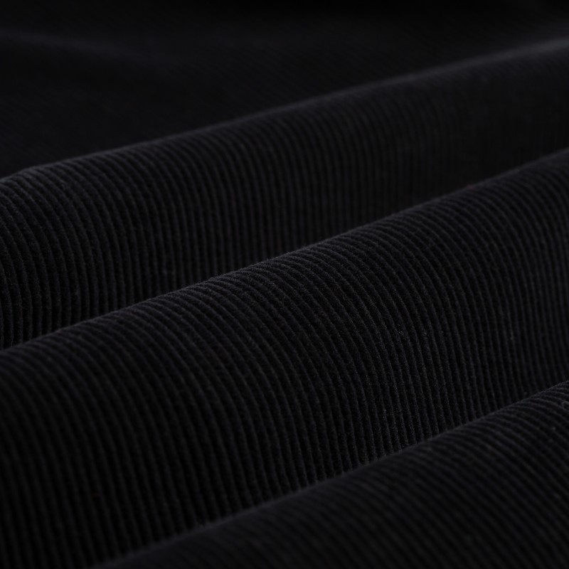 tissu PORTUGUESE-FLANNEL-flâneurs-chemise-velours-Lobo-black