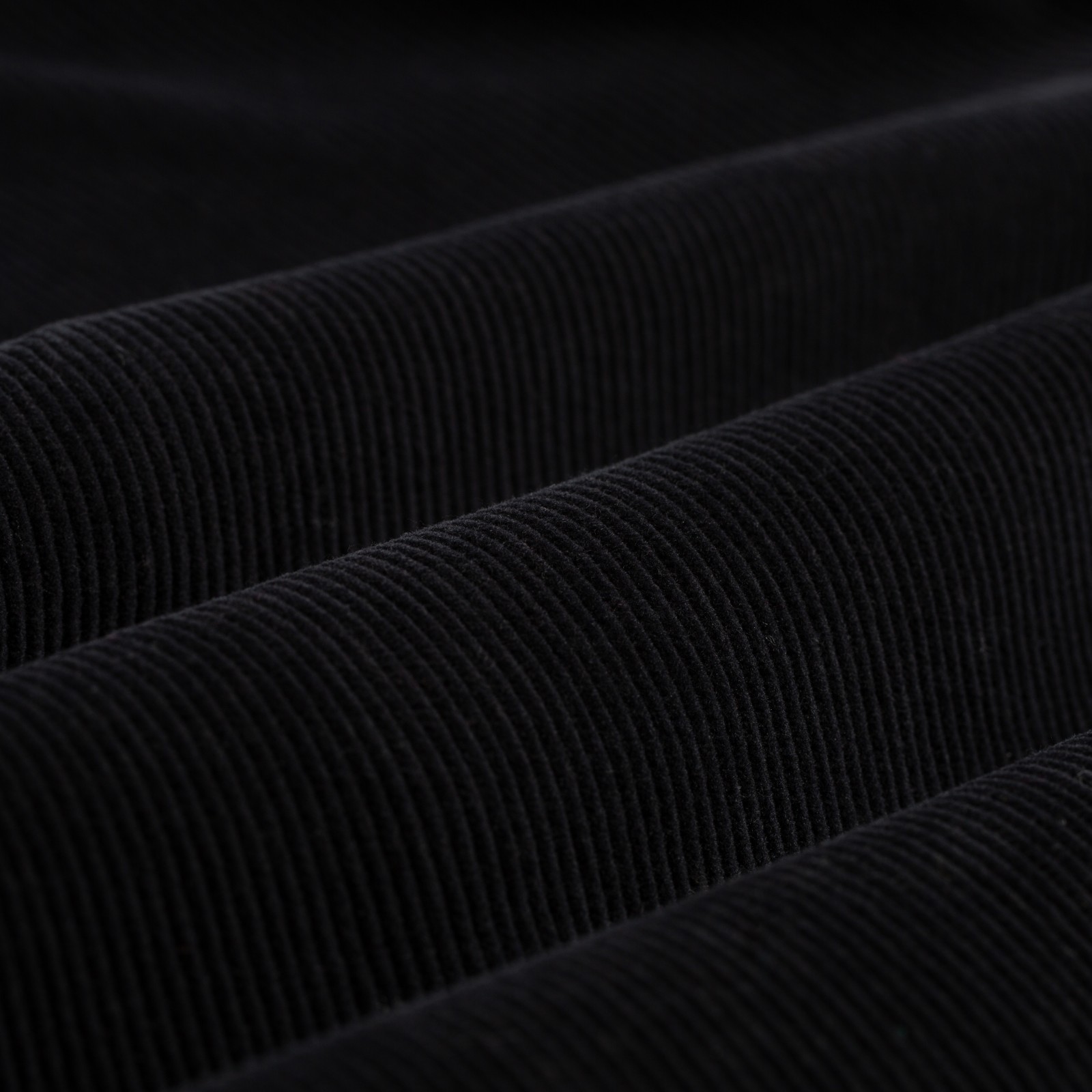 tissu PORTUGUESE-FLANNEL-flâneurs-chemise-velours-Lobo-black