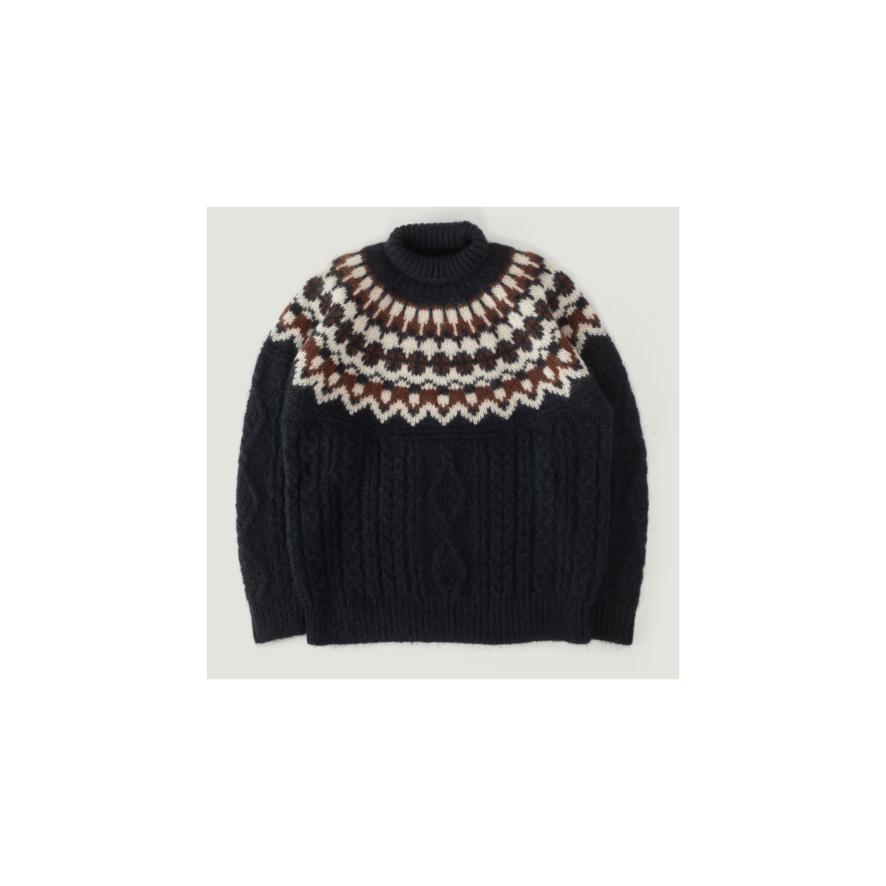 美品 BATONER MOHAIR NORDIC TURTLE NECK S Batoner Mohair Nordic Turtle Knit | eBay
