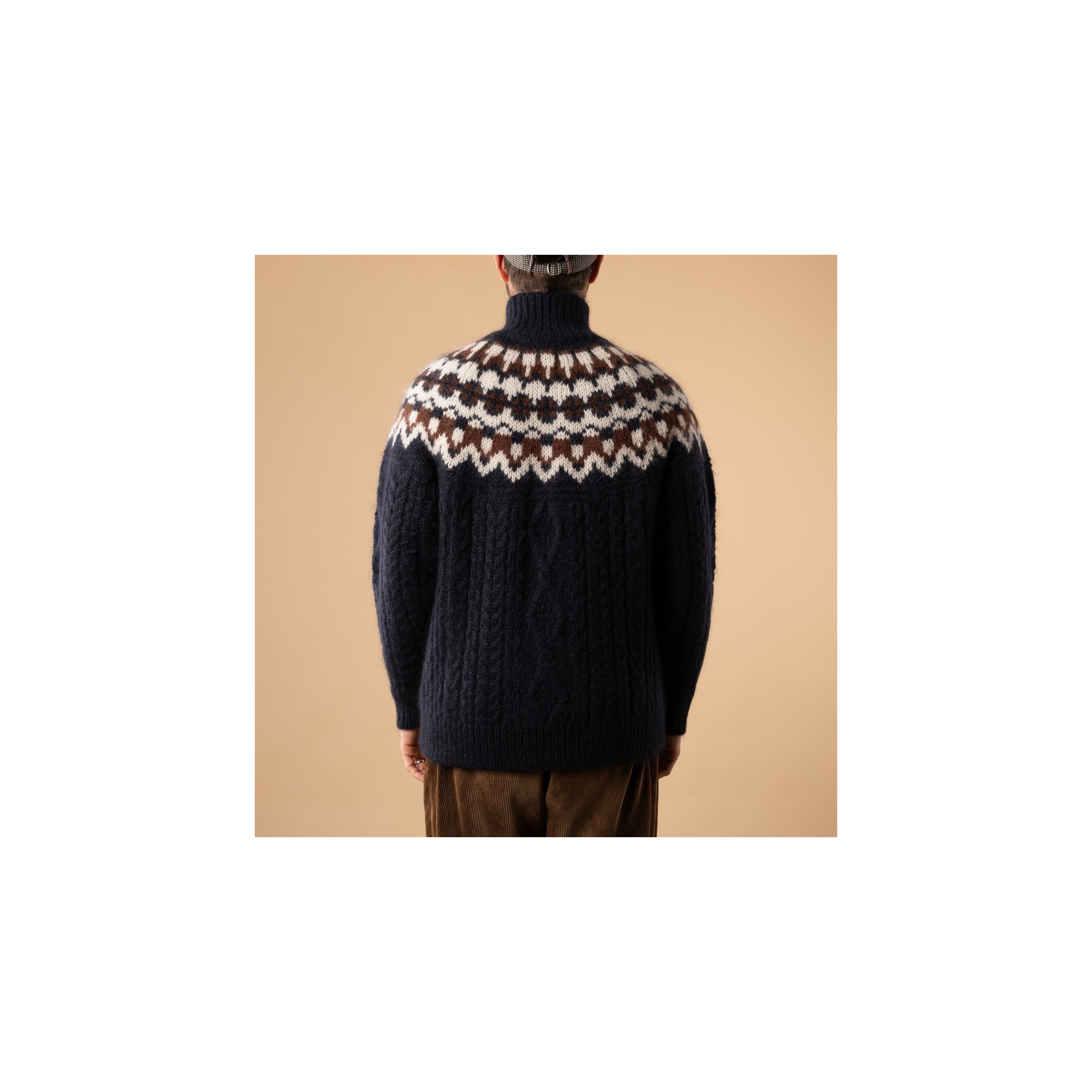 美品 BATONER MOHAIR NORDIC TURTLE NECK batoner-nordic-mohair-turtle-