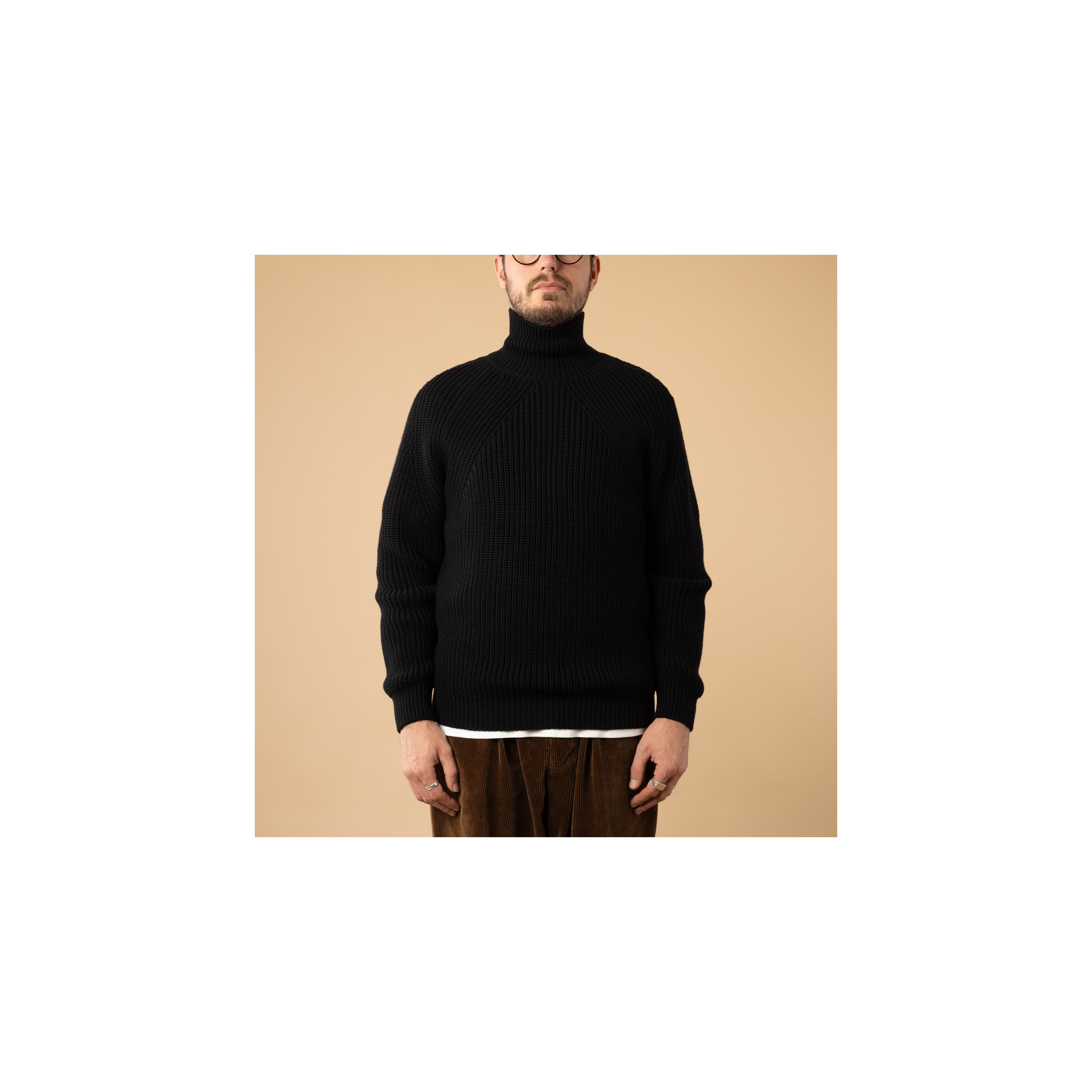 BATONER / Signature Turtleneck Black