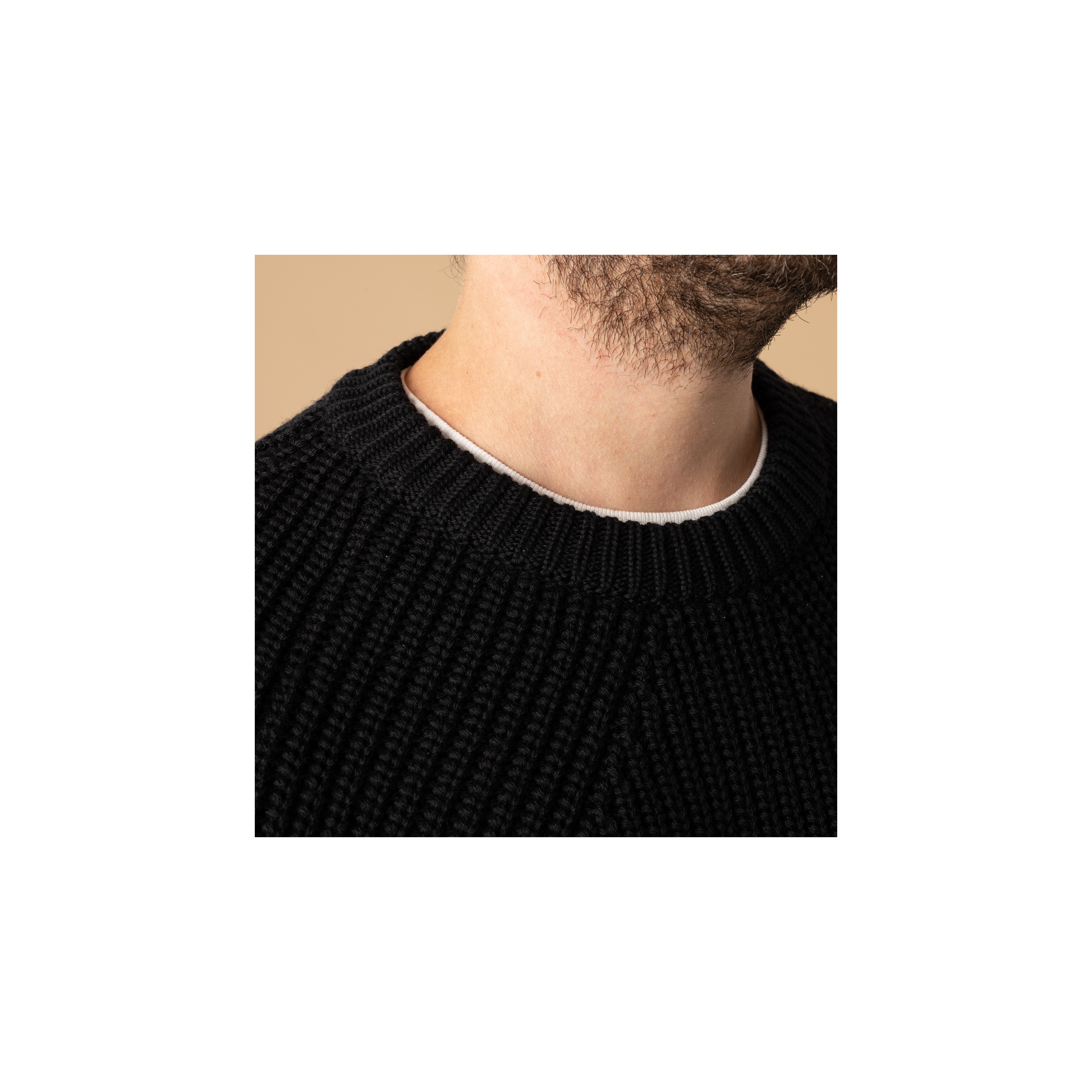 BATONER / Signature Crew Neck Ivory