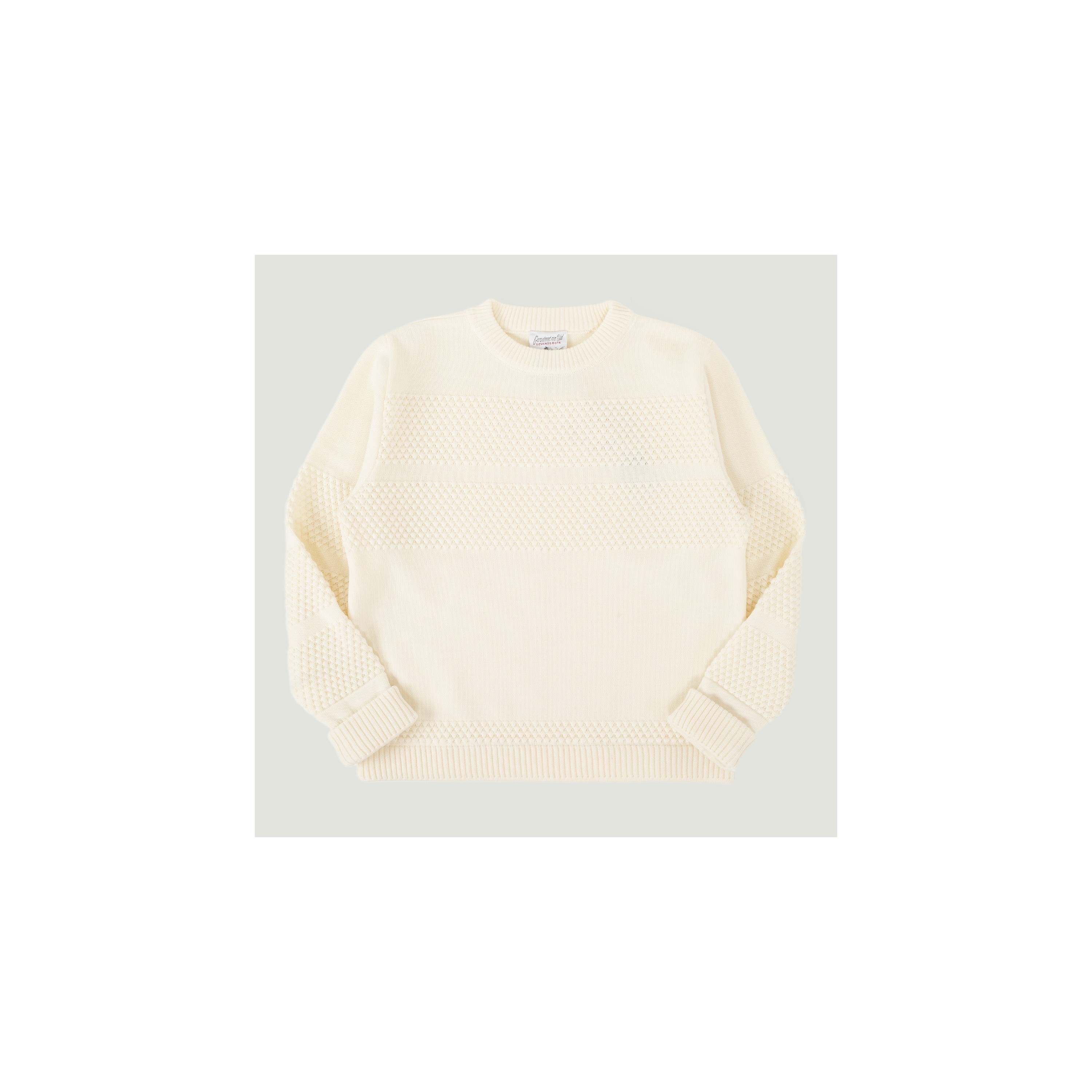 SNS HERNING / Fisherman II Sweater Natural White