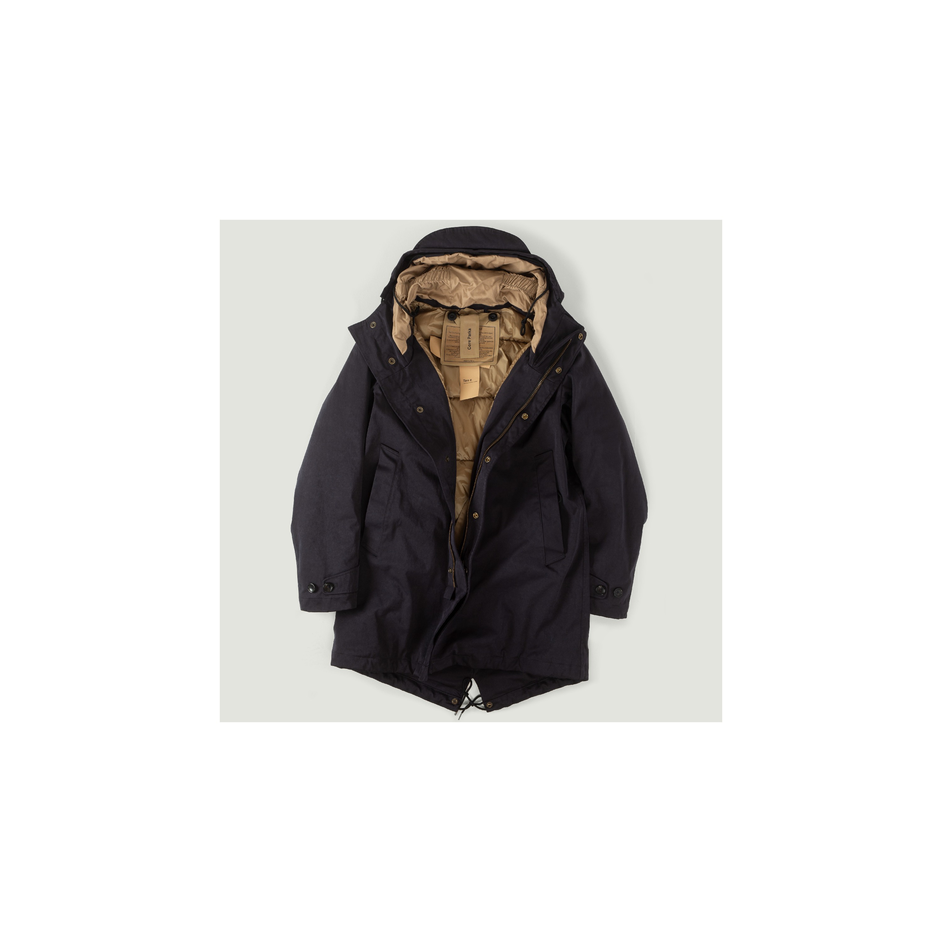 TEN C / Core Down Parka Navy