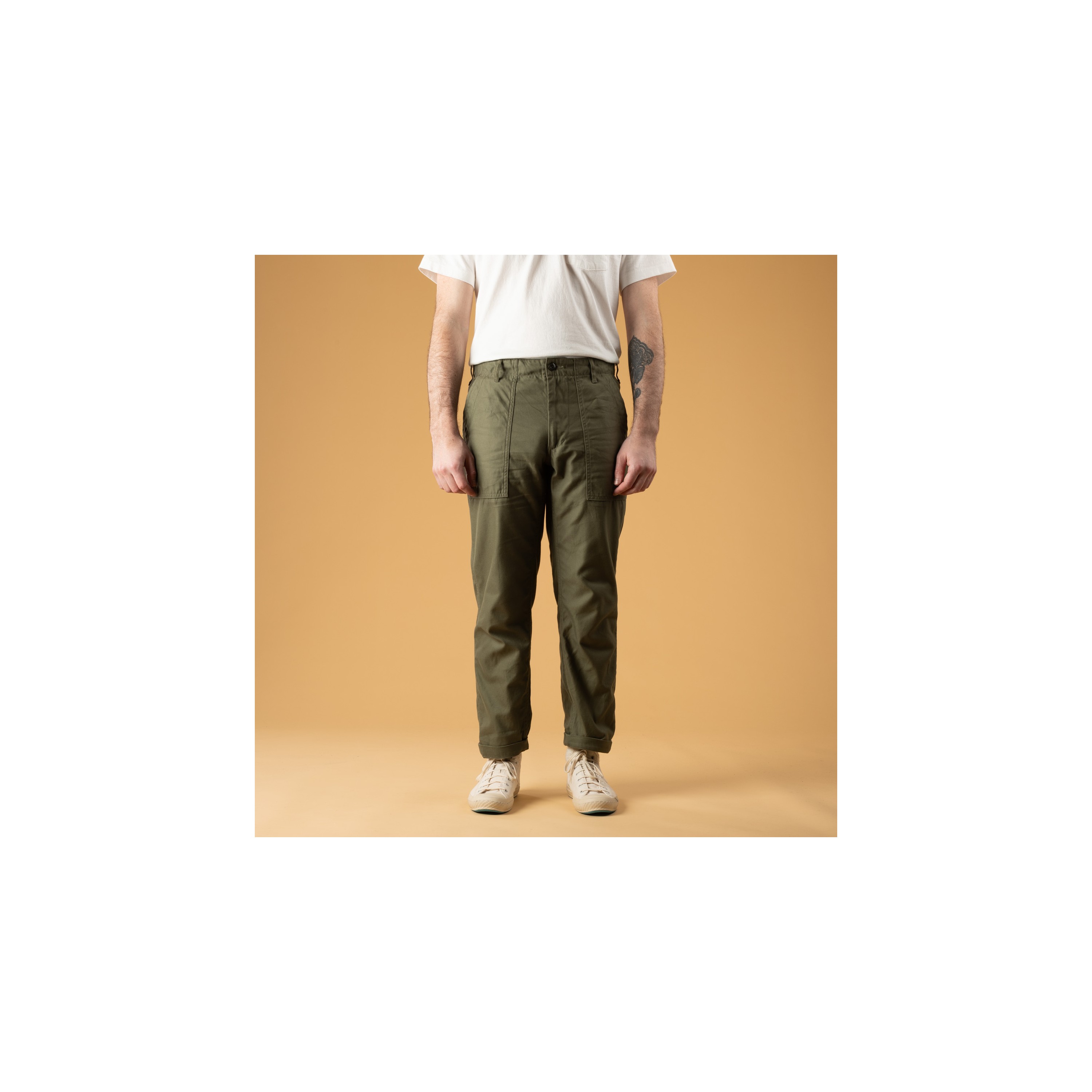 FOB FACTORY / F0431 Baker Pants Olive