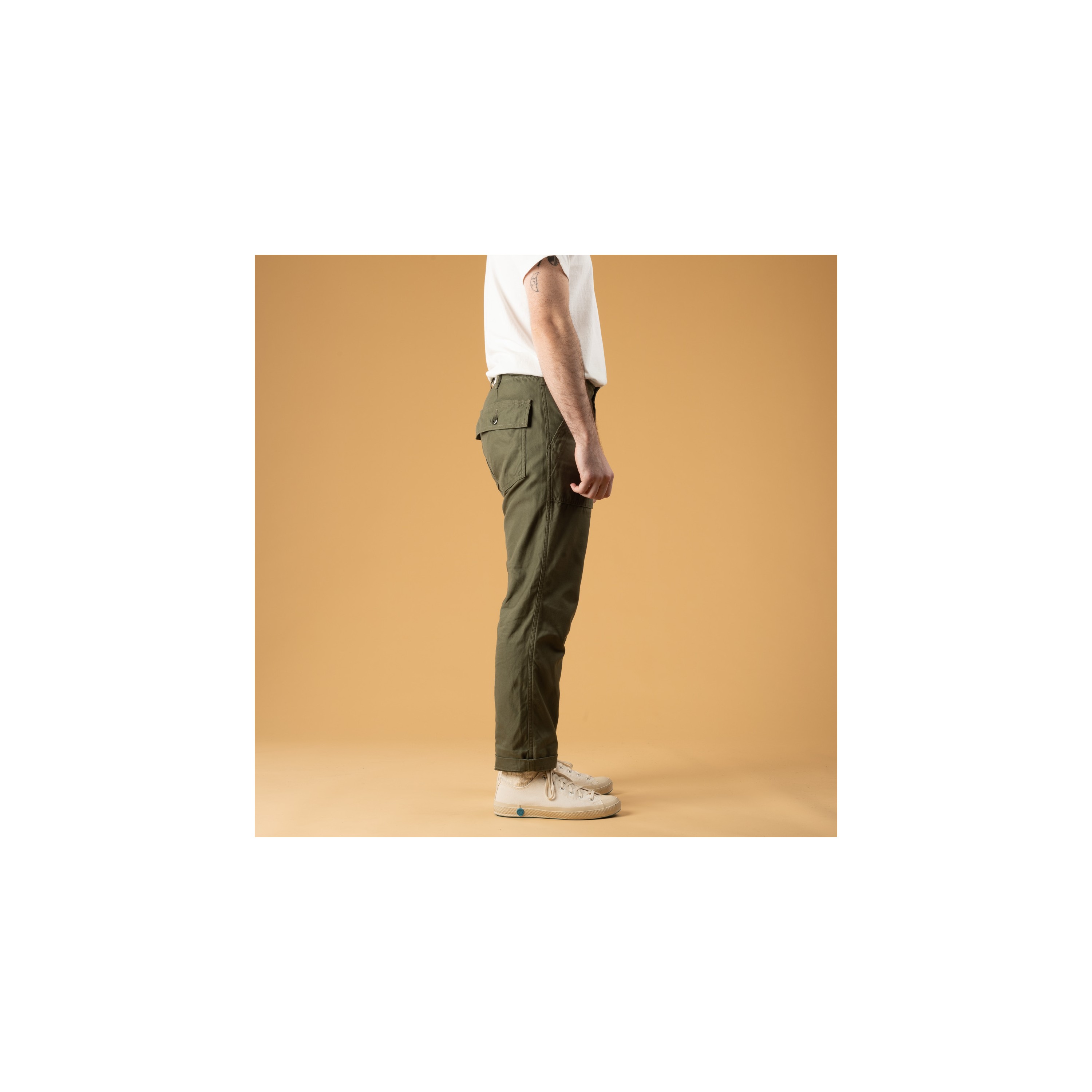 FOB FACTORY / F0431 Baker Pants Olive
