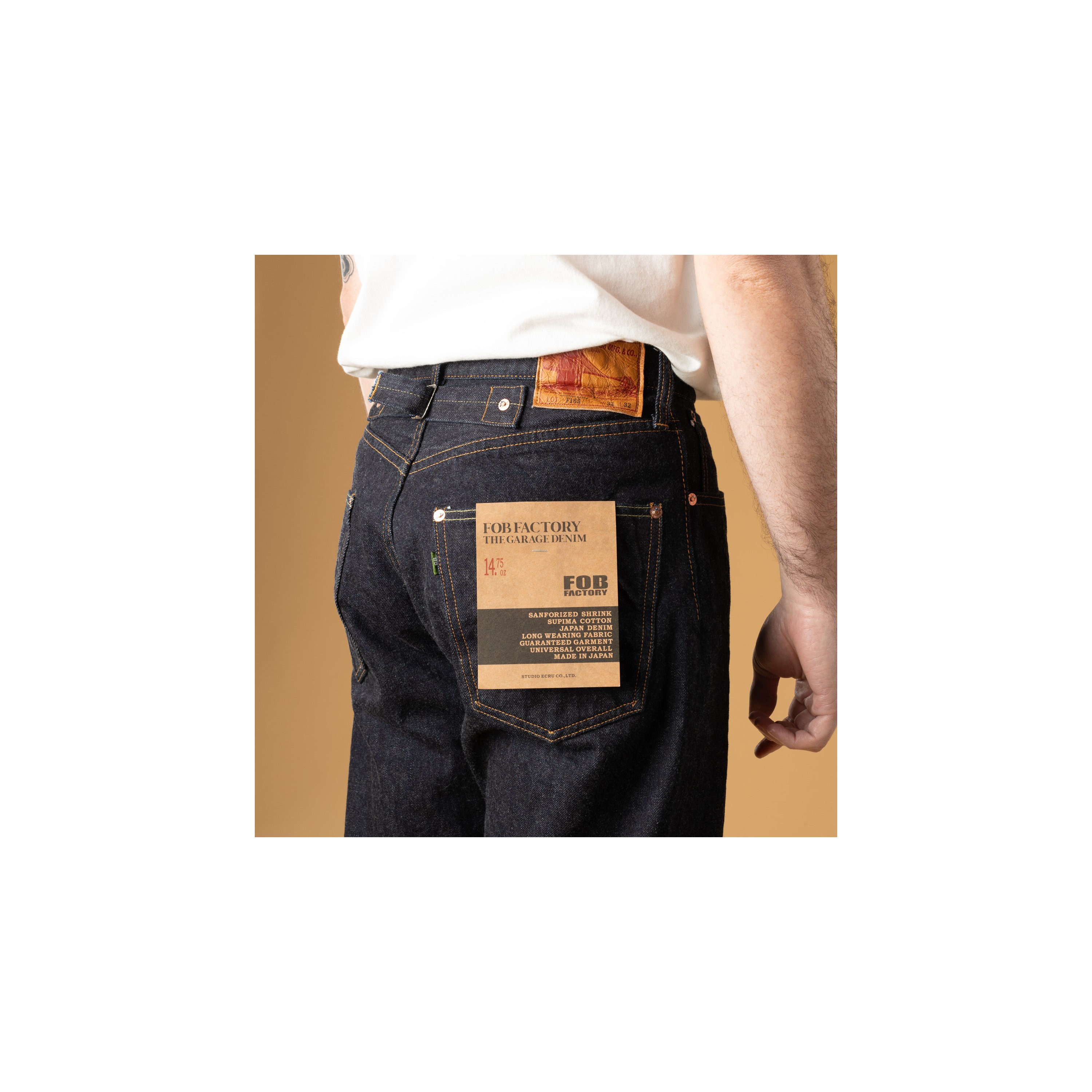 FOB FACTORY / F165 Garage 5P Selvedge Denim