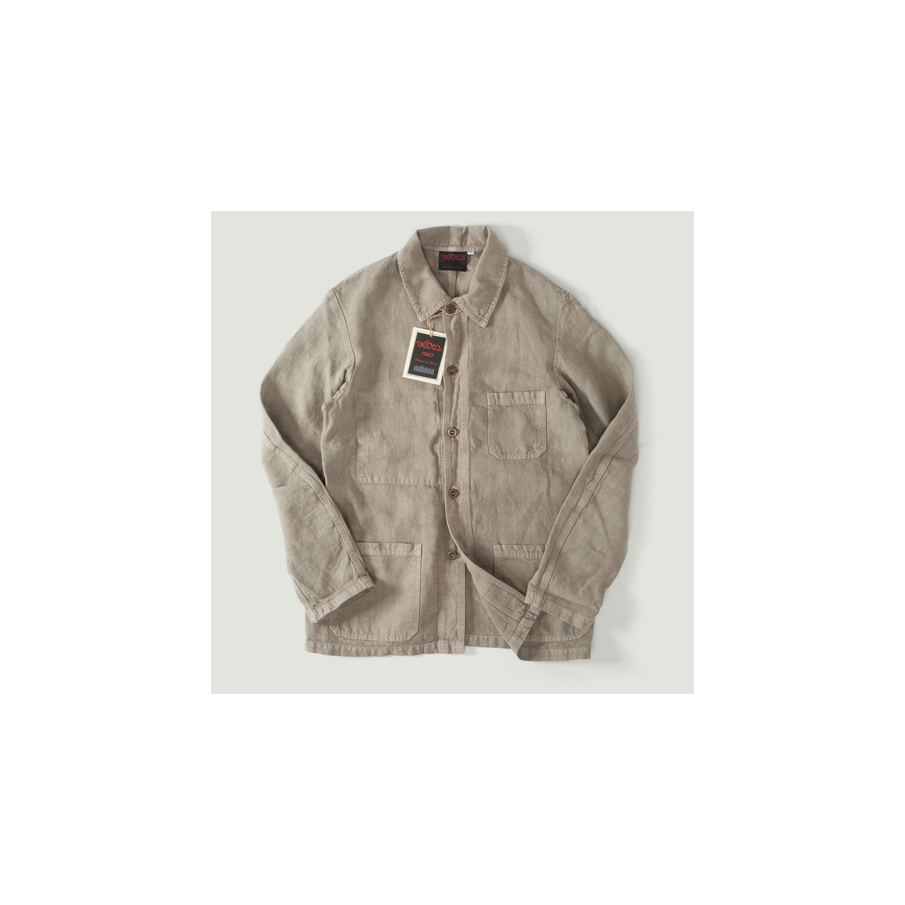 VETRA / Rugged Heavy Linen Weaved Jacket