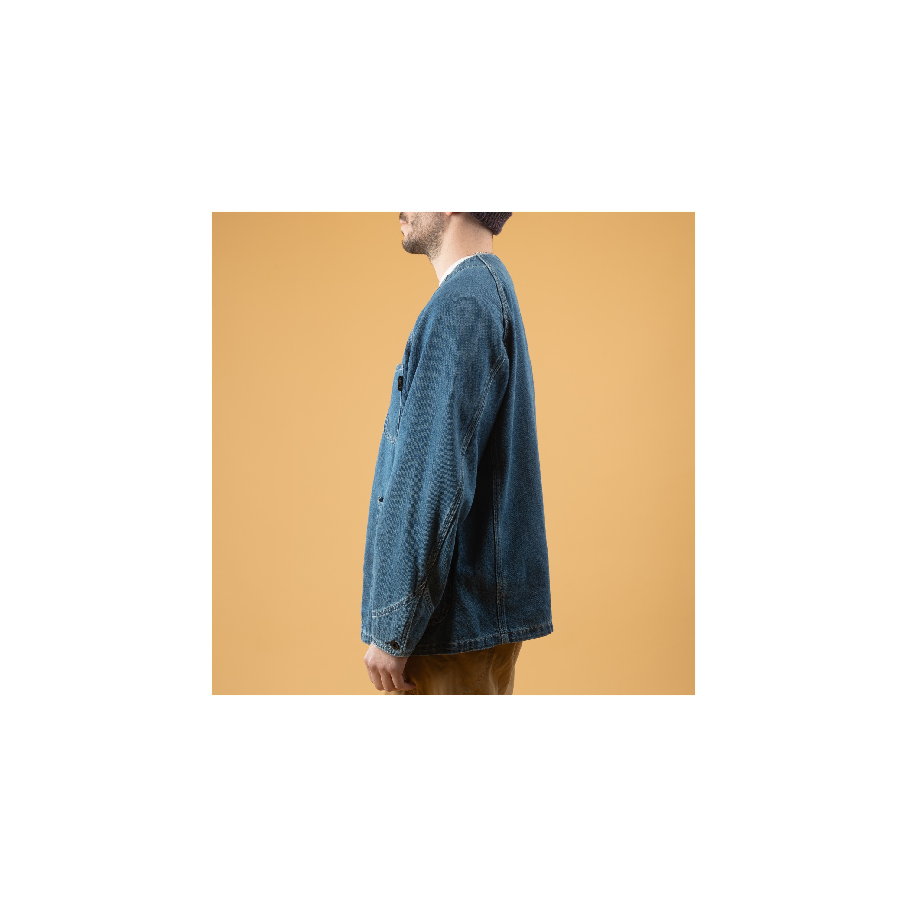 GOHEMP】EQUIPMENT NO COLLAR COAT / GHJ6165CDE | GOOD NOTE