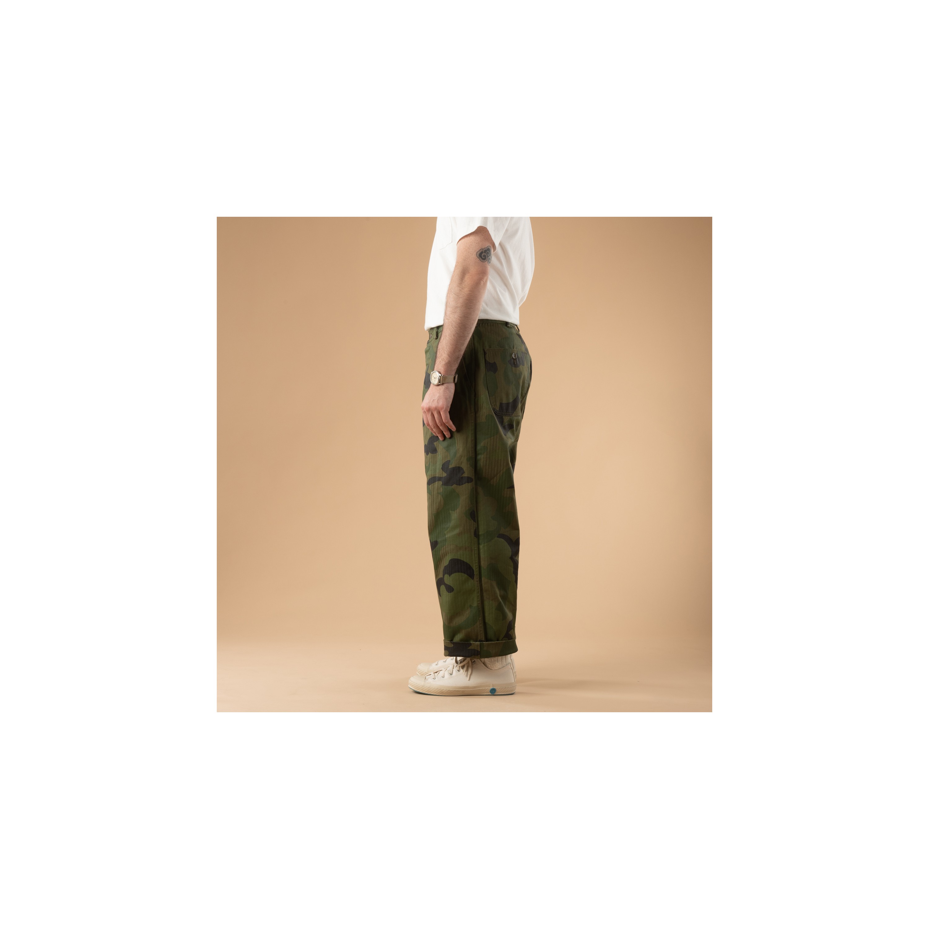 Warehouse Lot. 1236 USMC HBT P53 Utility Pants First-Time